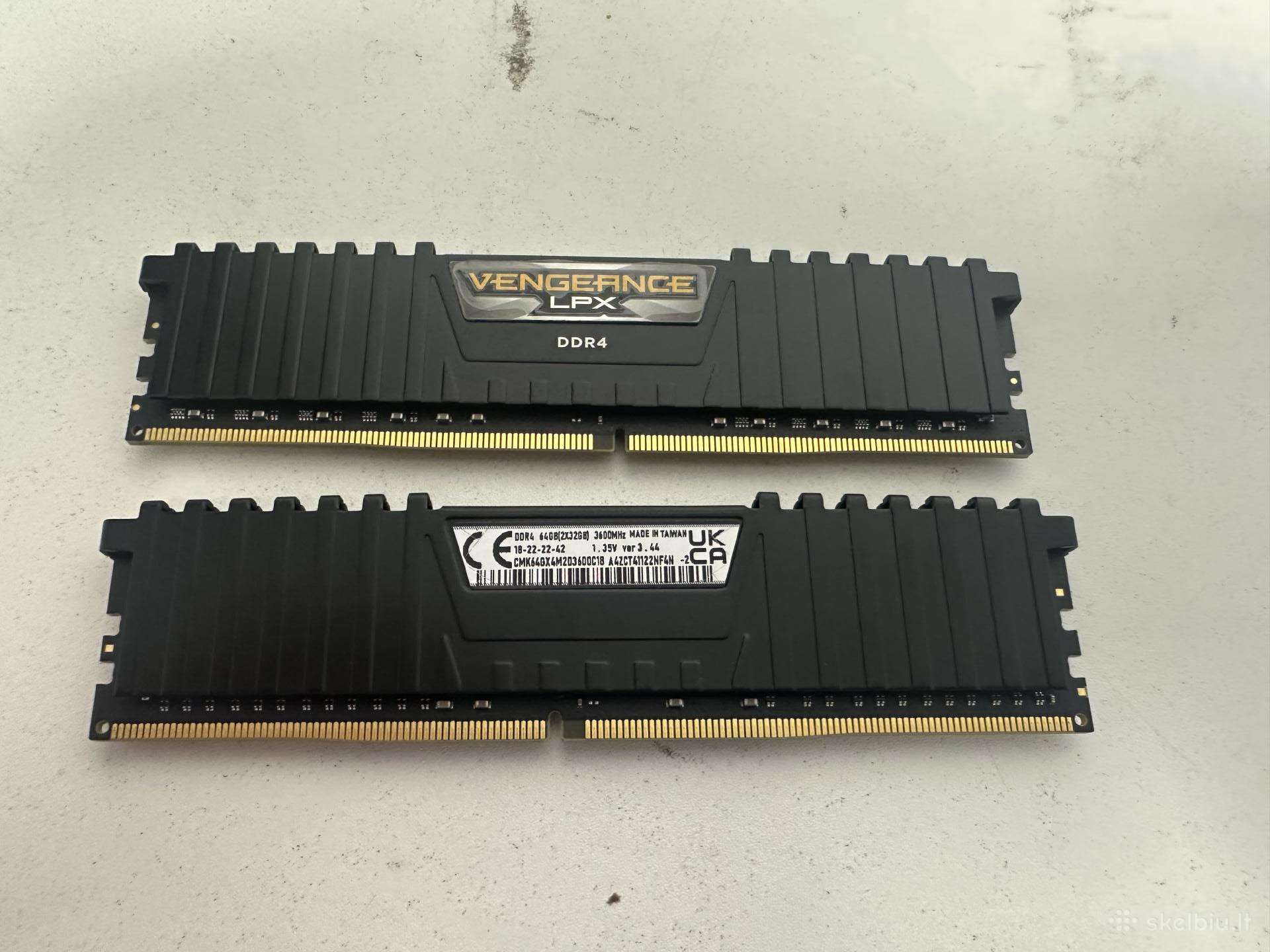 64gb Corsair Vengeance 3600mhz Ddr4
