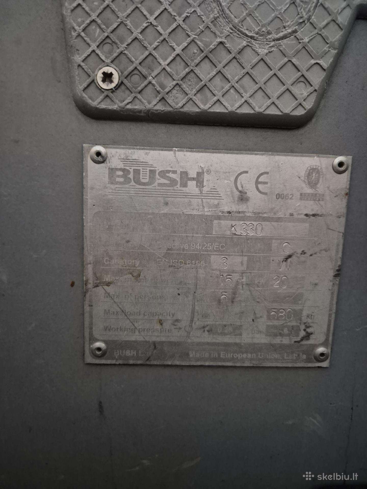 Bush, pripučiamos valtys