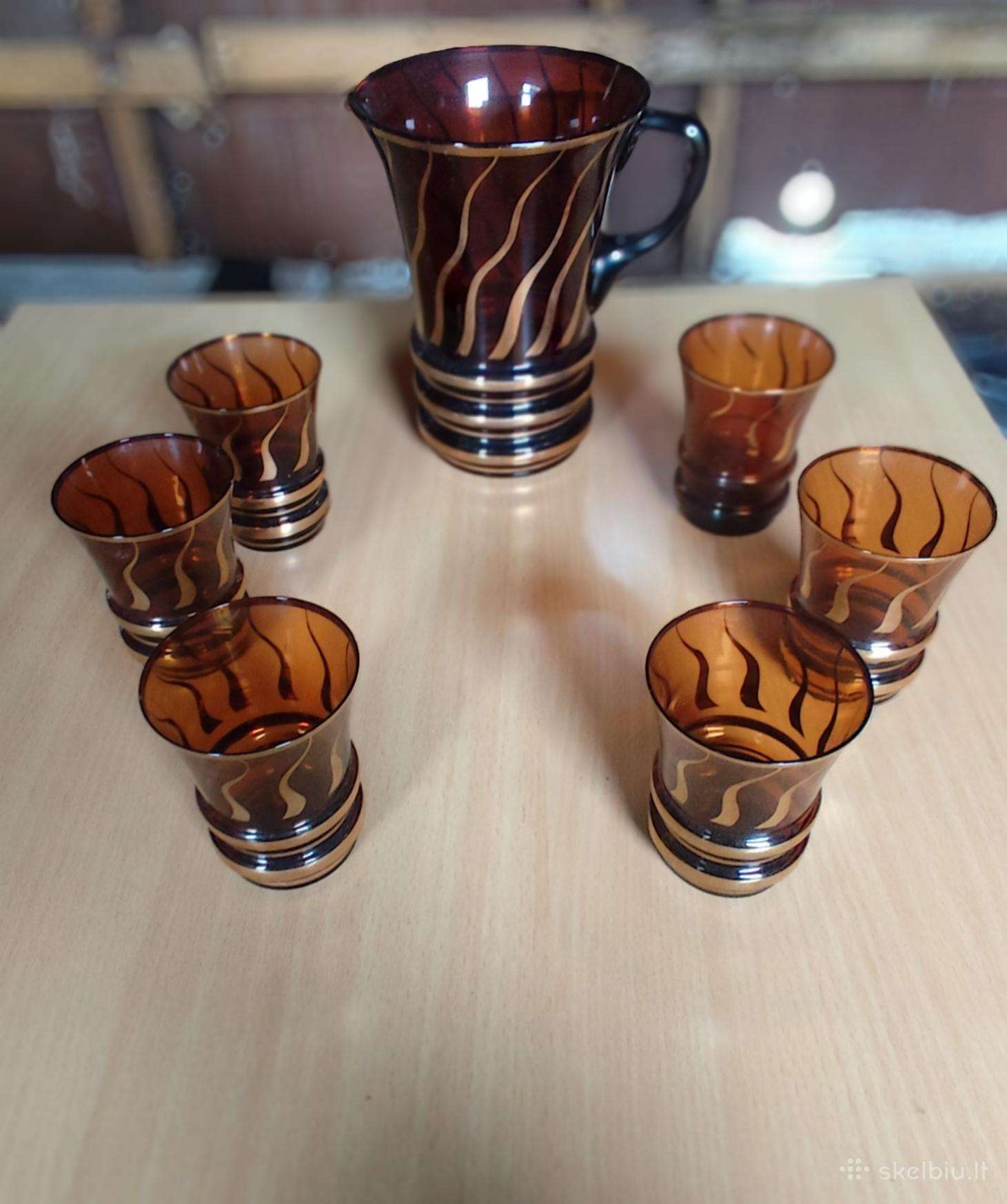 Vintažinis gėrimų rinkinys "Banga" 1960-70