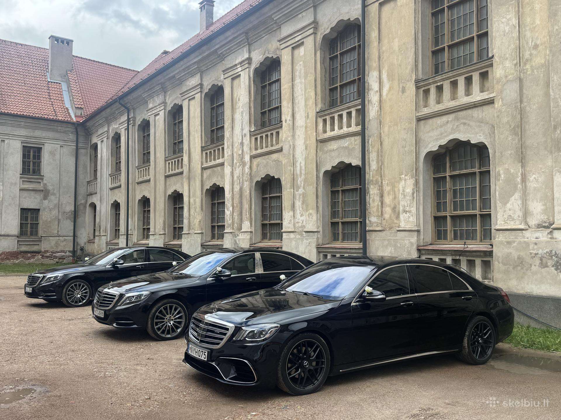 Nuoma su vairuotoju Mercedes s klasės w222 40€ h