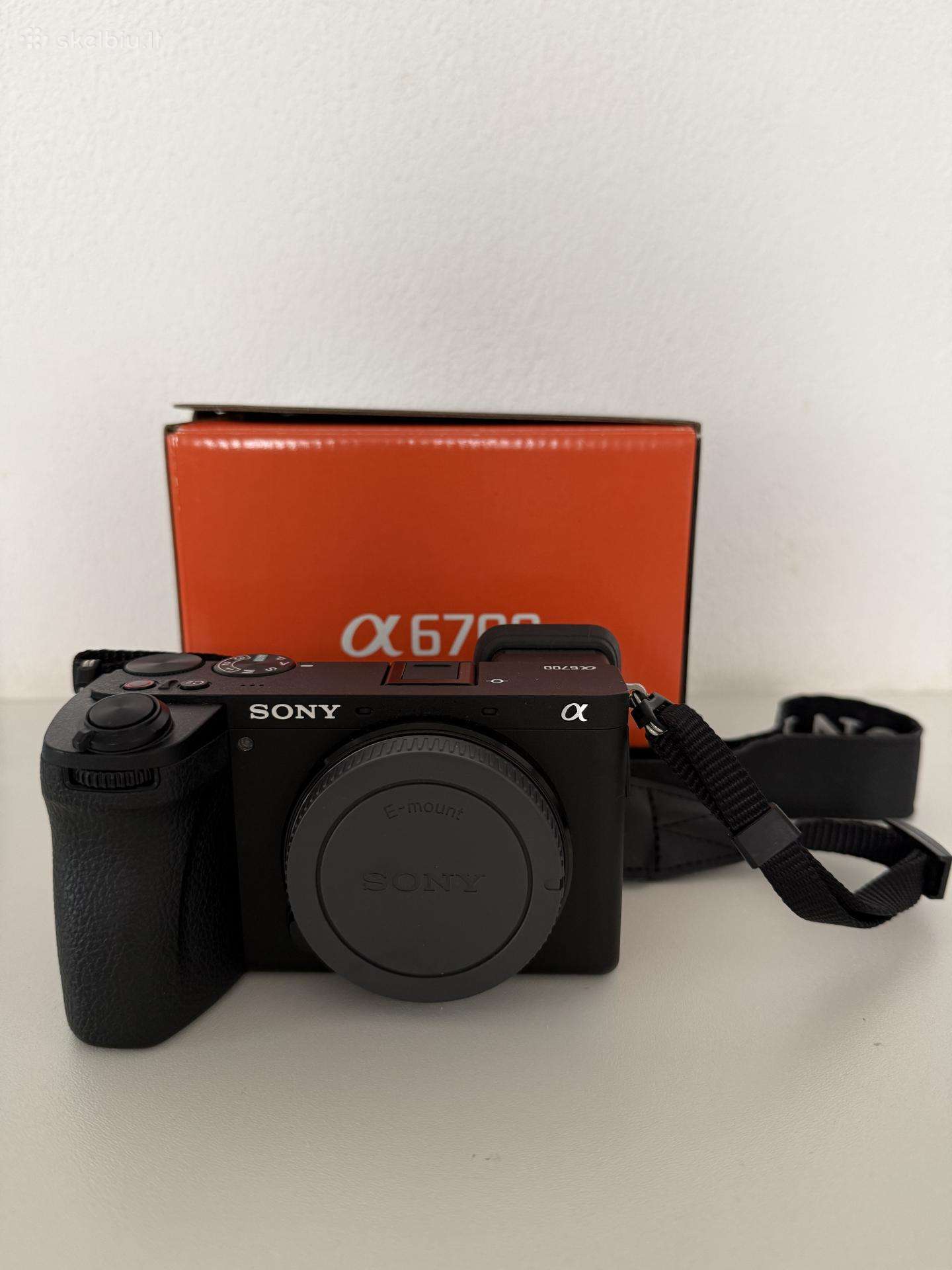 Sony Alpha a6700 body + garantija + dėklas