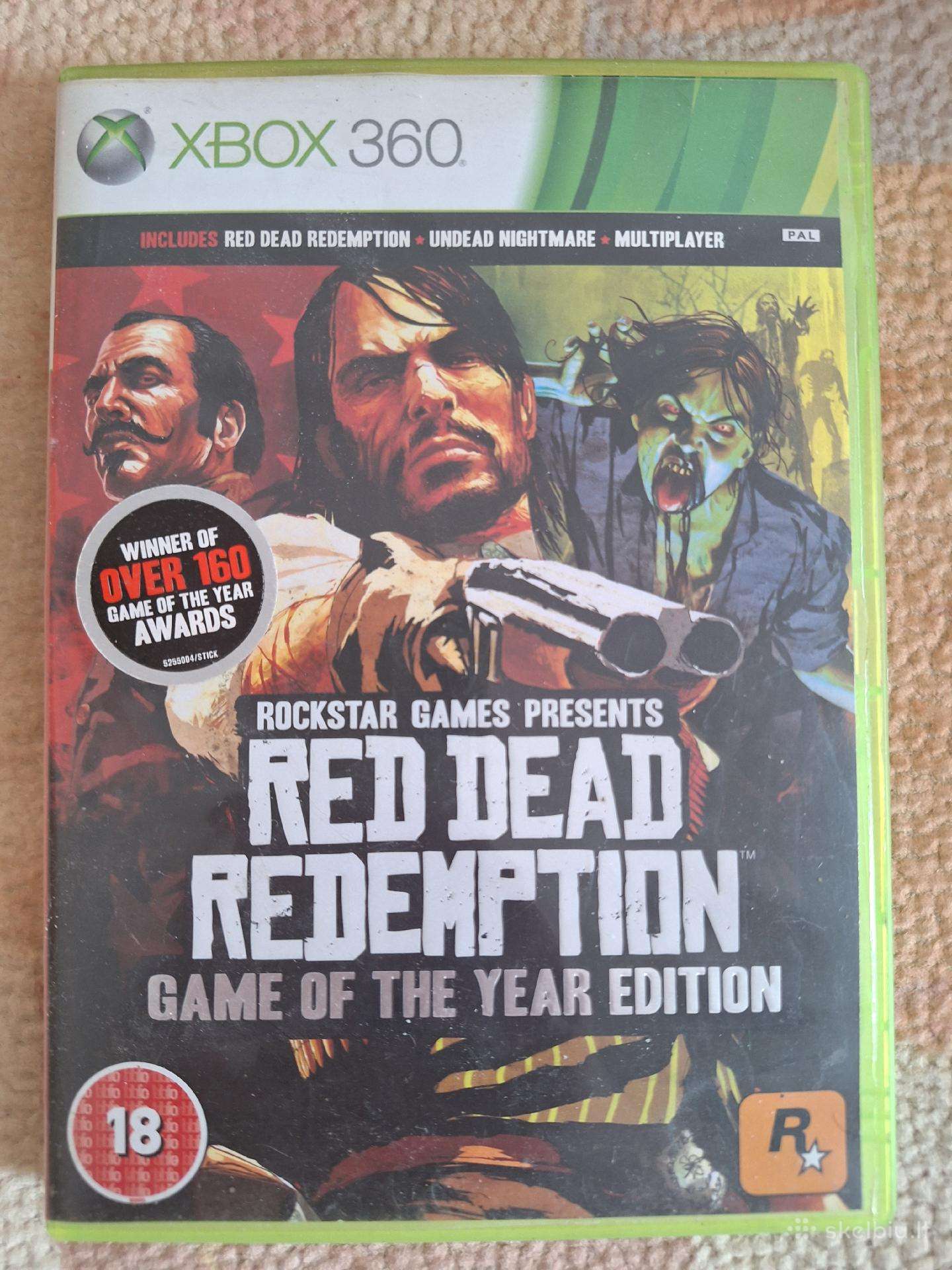 Red dead redemption game of the year edition xbox