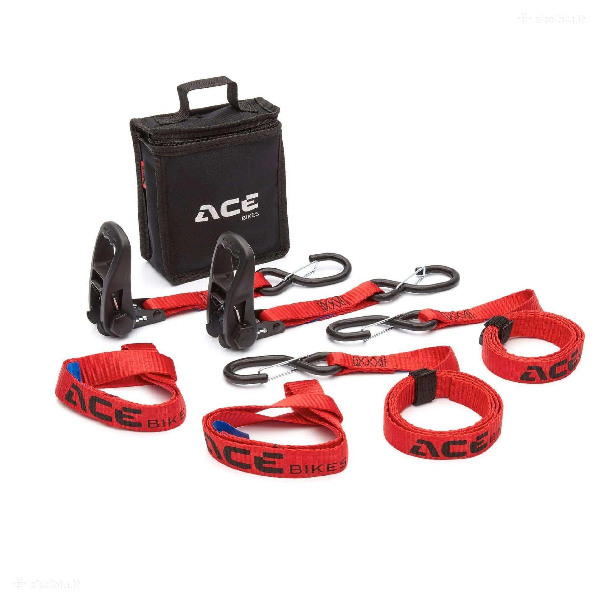 Tvirtinimo diržai Ace bike, Lashing strap set Pro