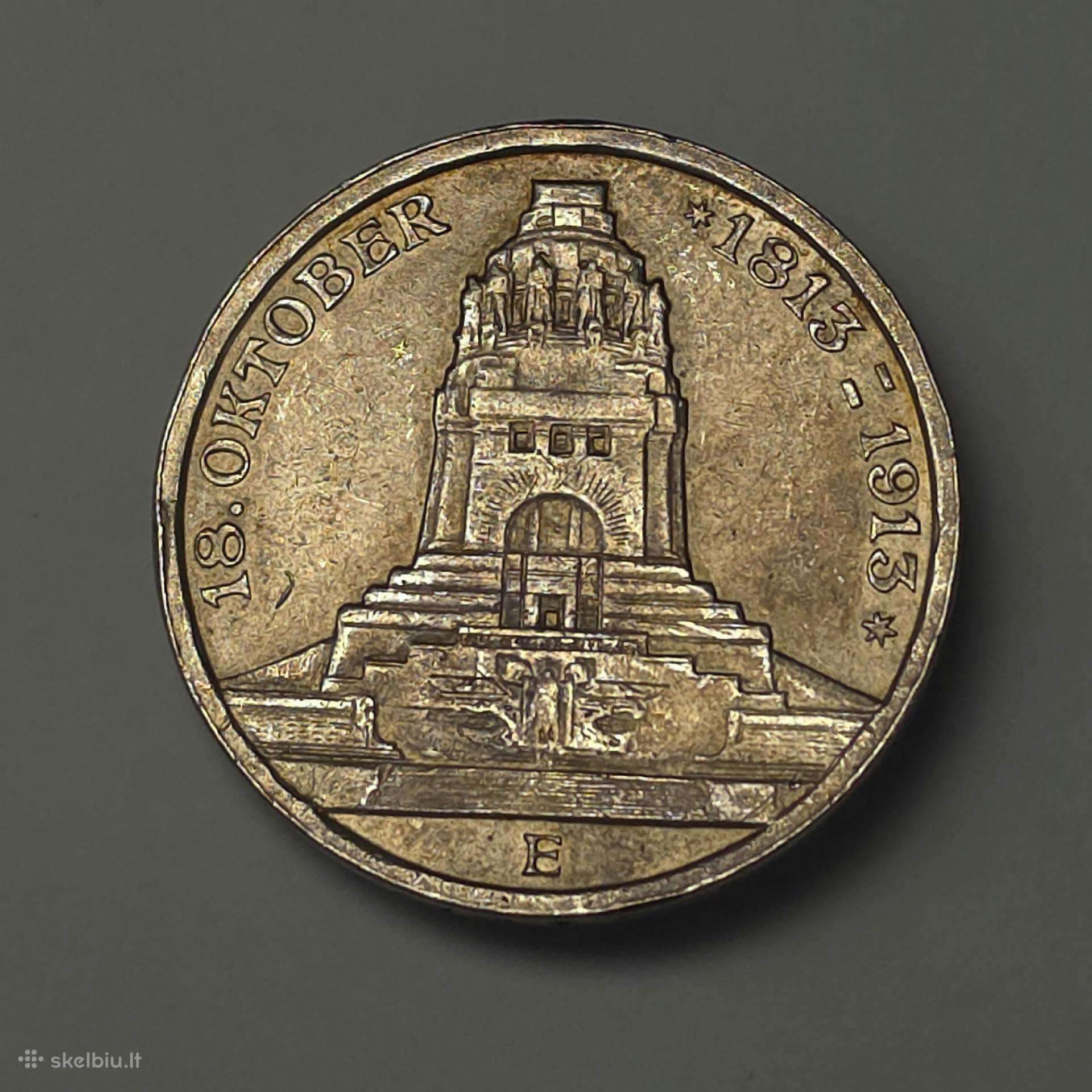 Saksonija, 3 Markės (1913 m.tautų mūšio paminklas)