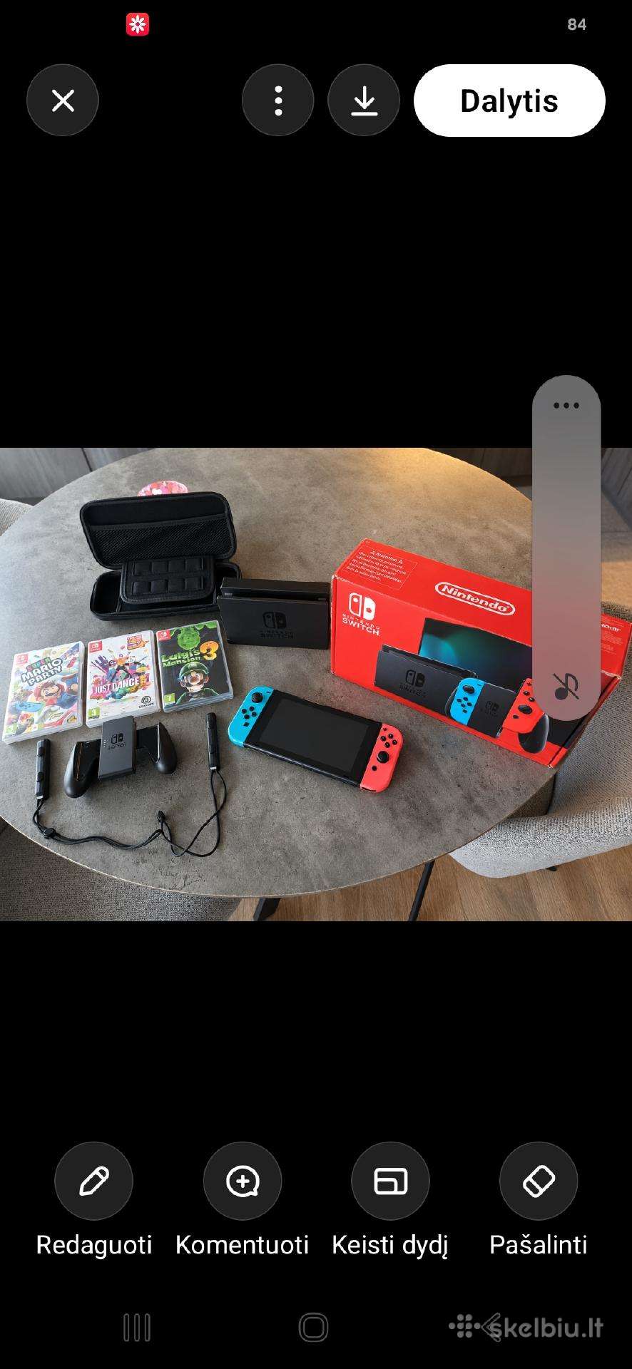Nintendo Switch V2 (hac-001(-01) komplektas