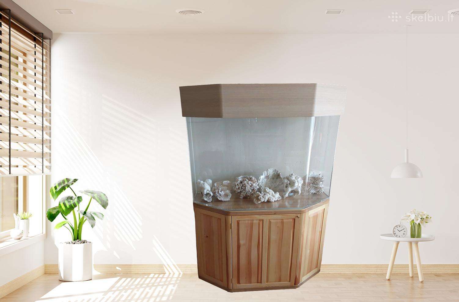 Akvariumas akrilinis 400 litrų, JAV,naujas