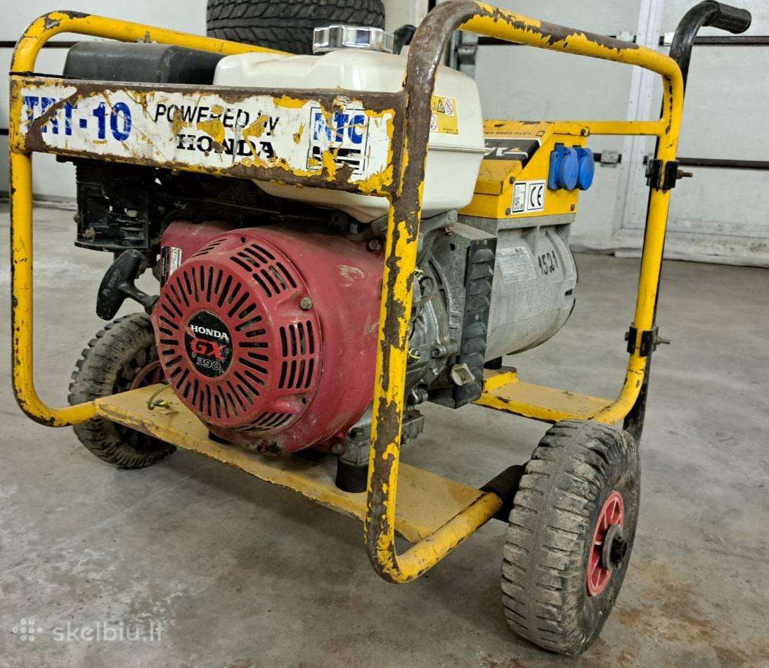 Galingas trifazis Honda generatorius