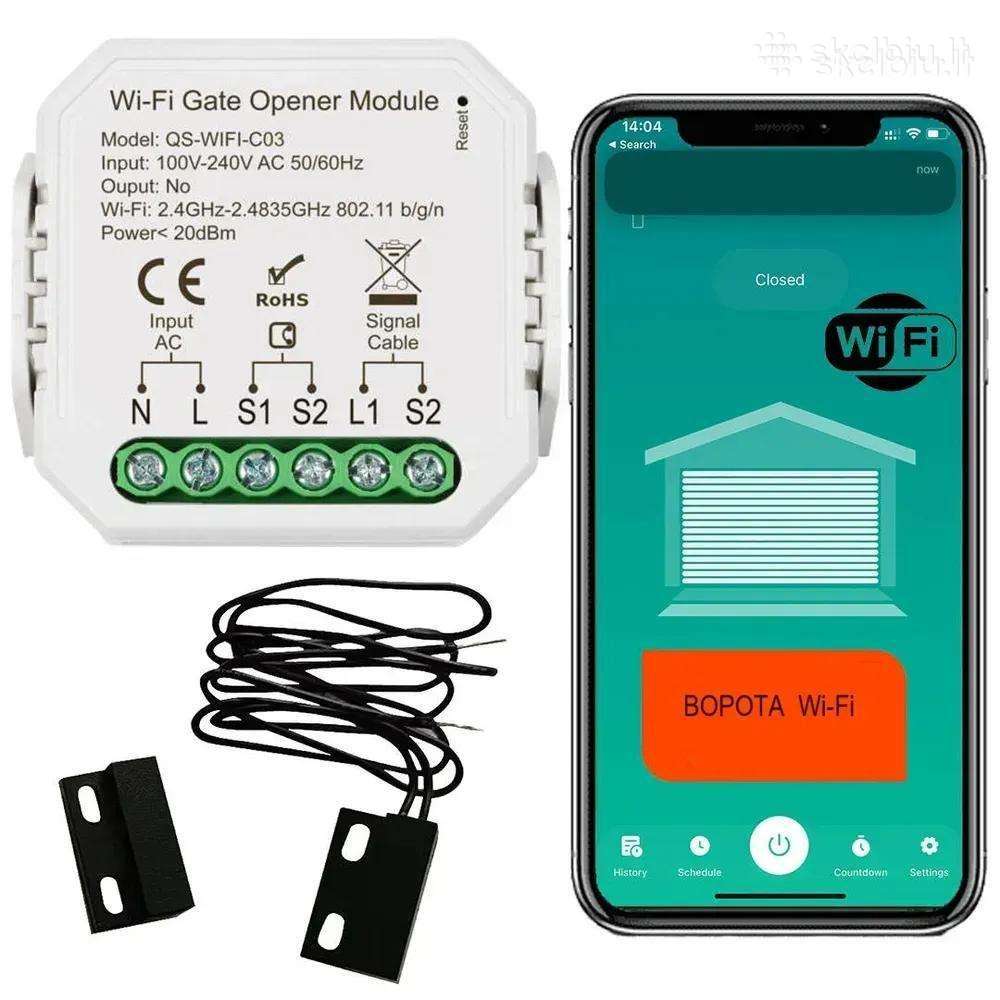 Wi Fi vartų valdiklis.