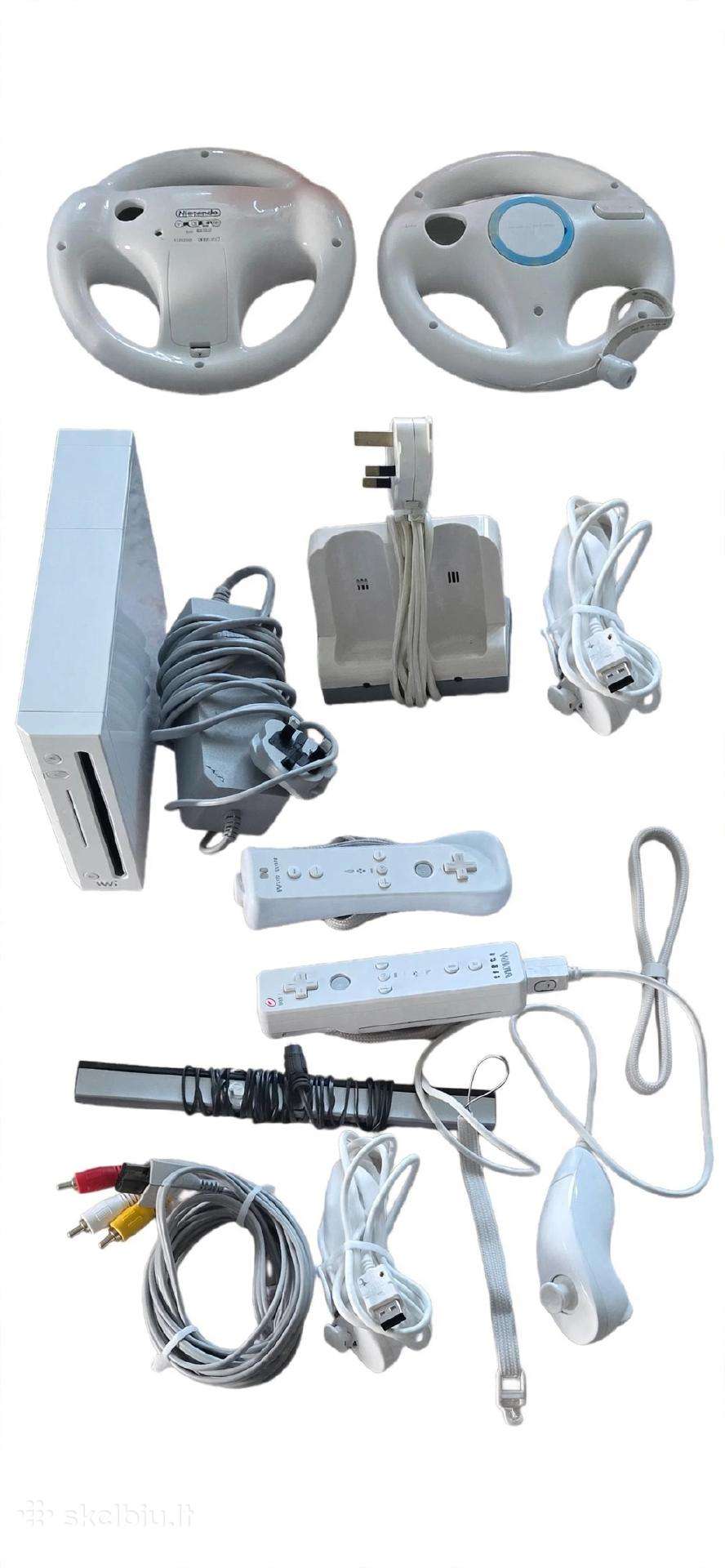 Parduodamas Nintendo Wii žaidimų konsolė - Pilnas