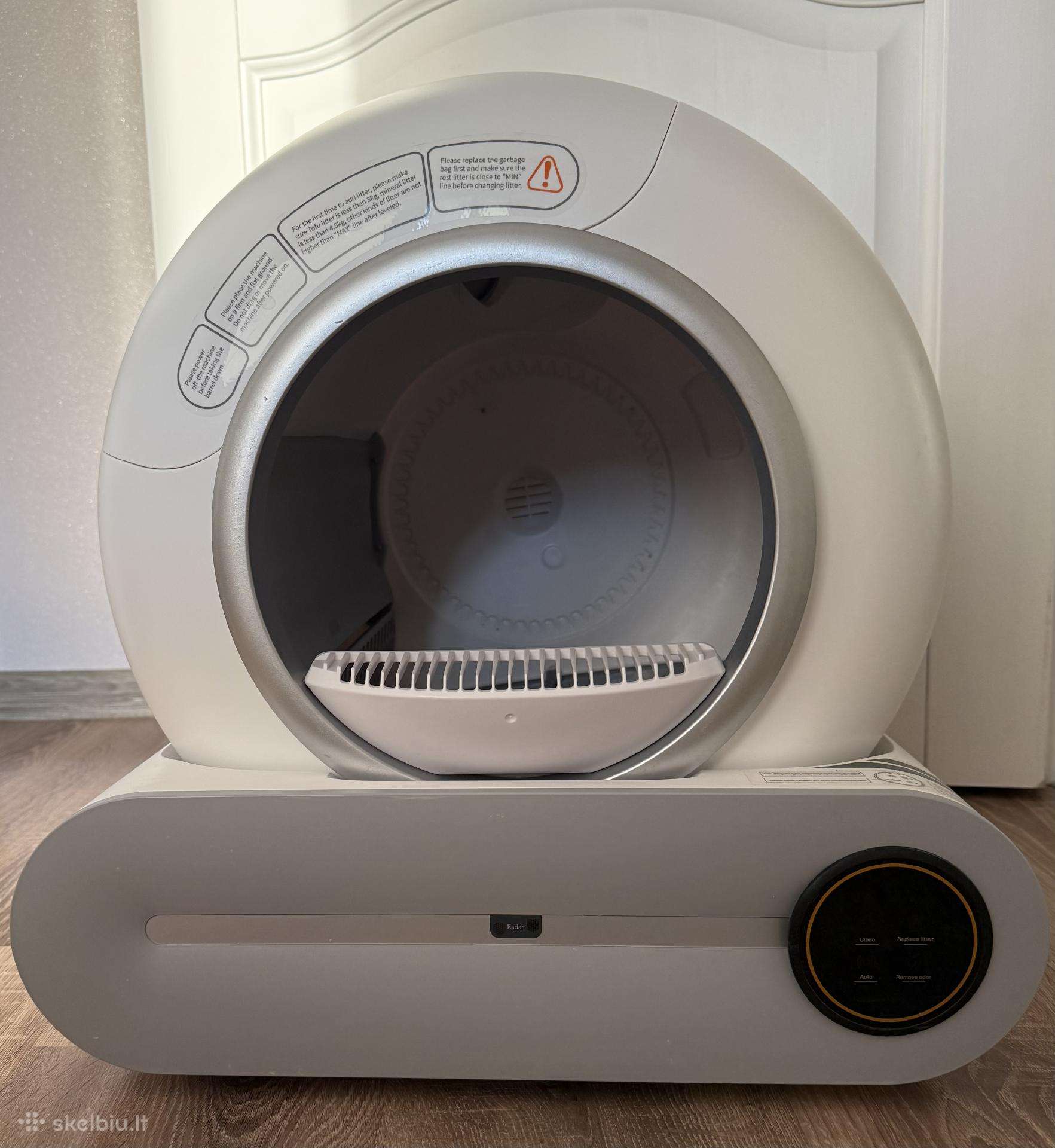 Naudotas automatinis kačių tualetas