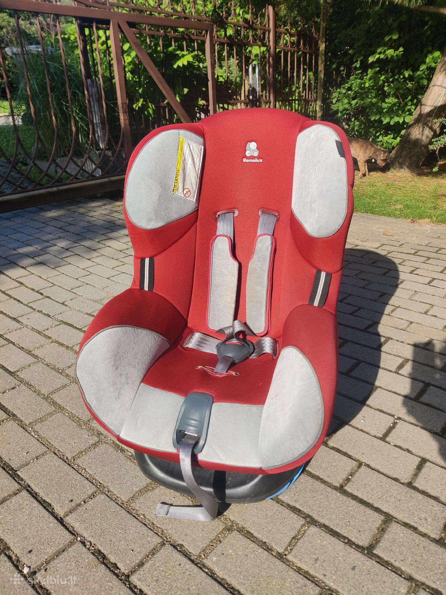 Renolux 0-18 kg automobilinė kėdutė su įdėklu
