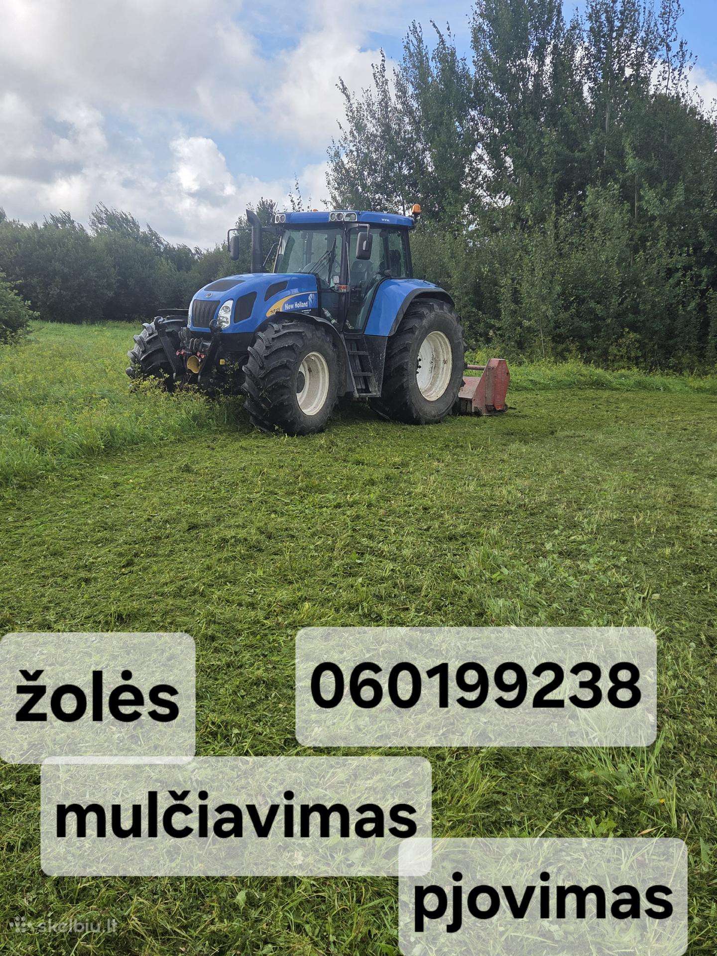 Žolės pjovimas,mulčiavimas. Klaipėdos r.