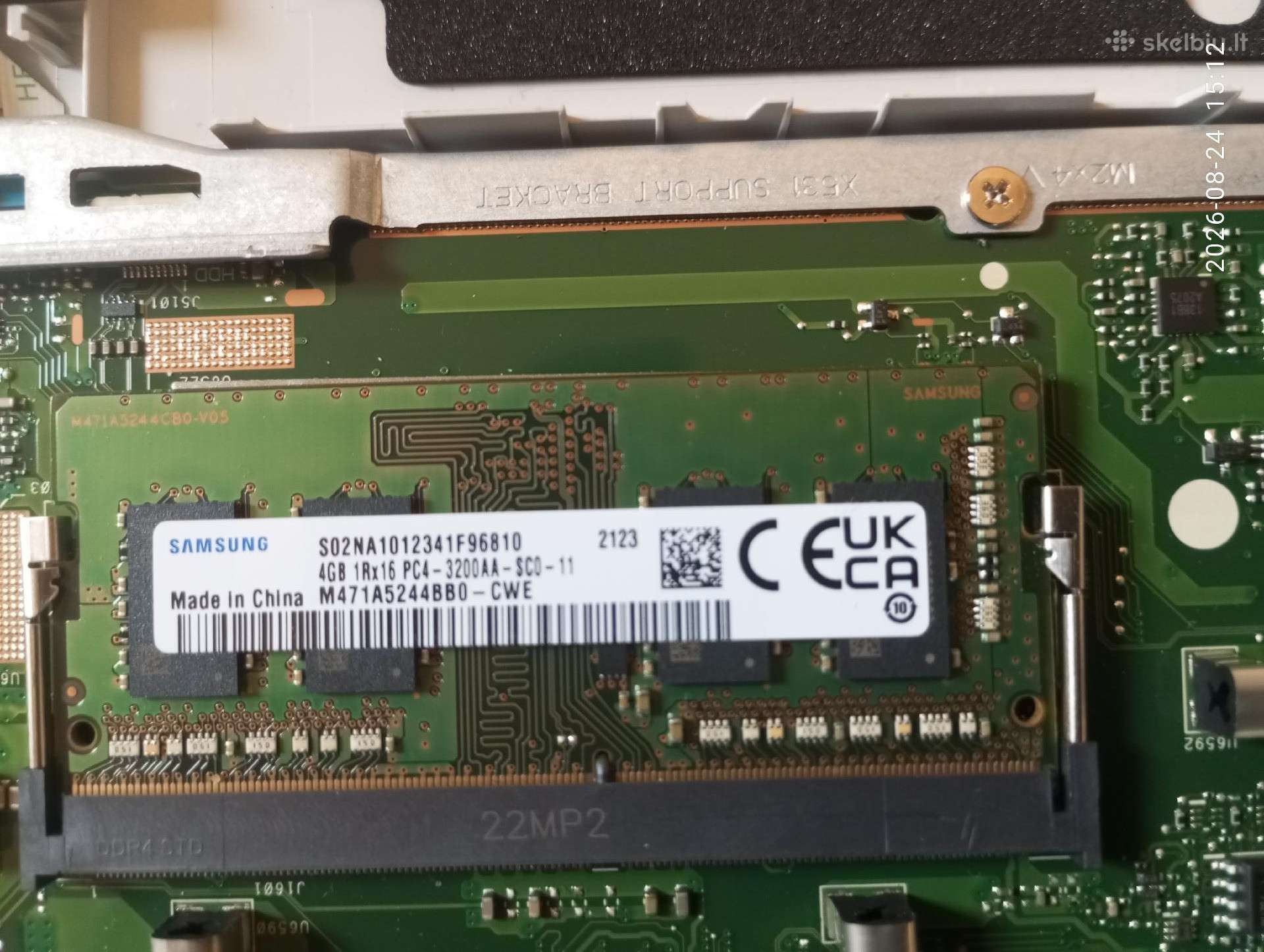 4gb Samsung Ddr4 3200mhz So-dimm (laptopui)