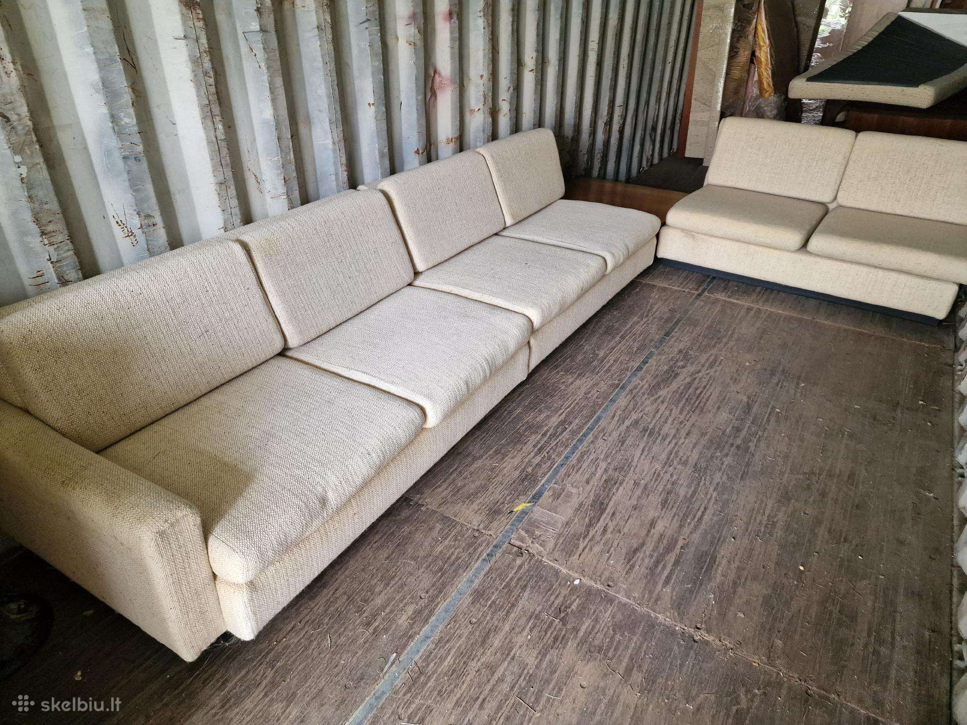 Vintažinė mid century trijų dalių modulinė sofa
