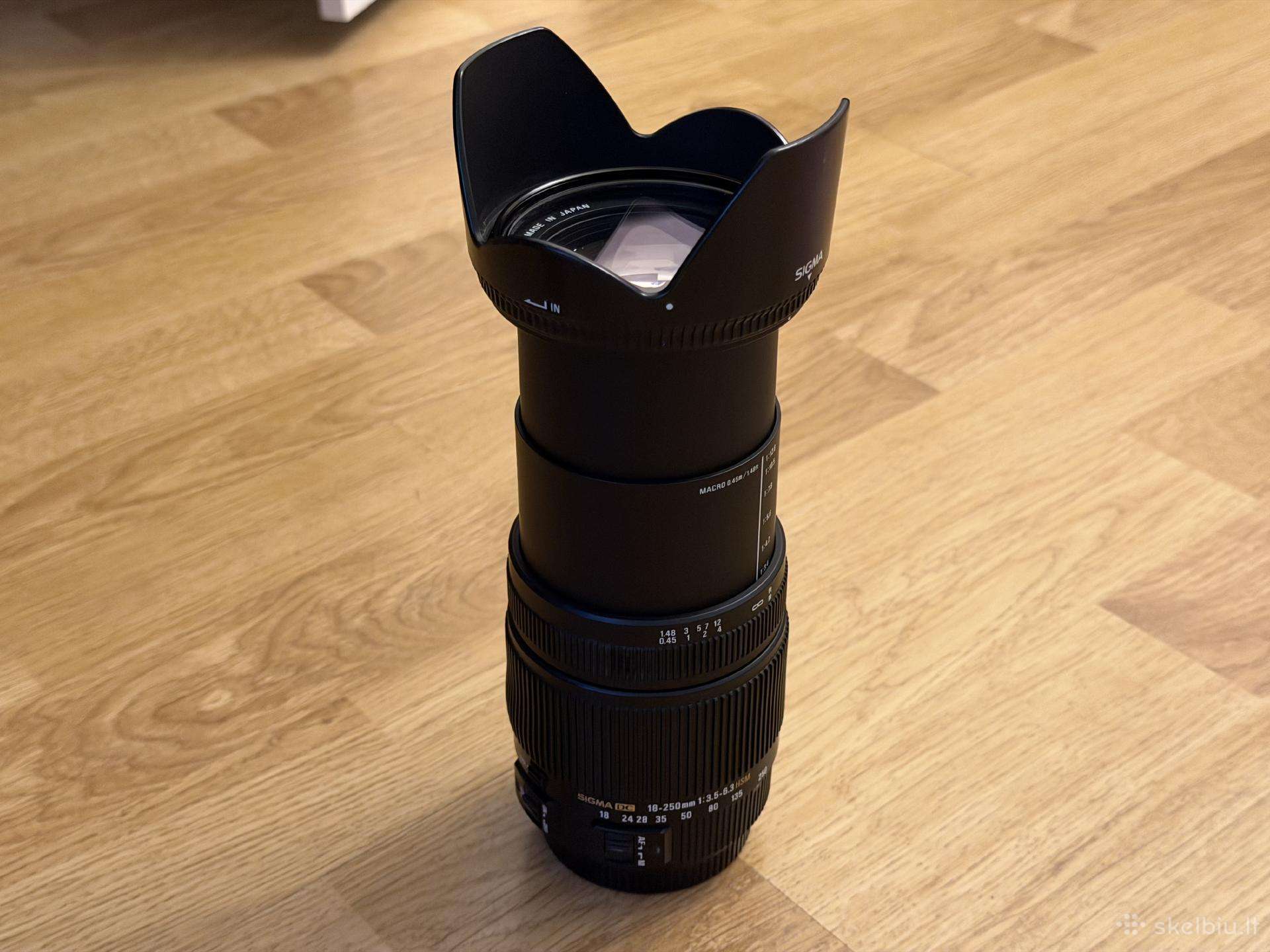 Sigma Dc 18-250mm 1:3.5-6.3 Macro Hsm OS