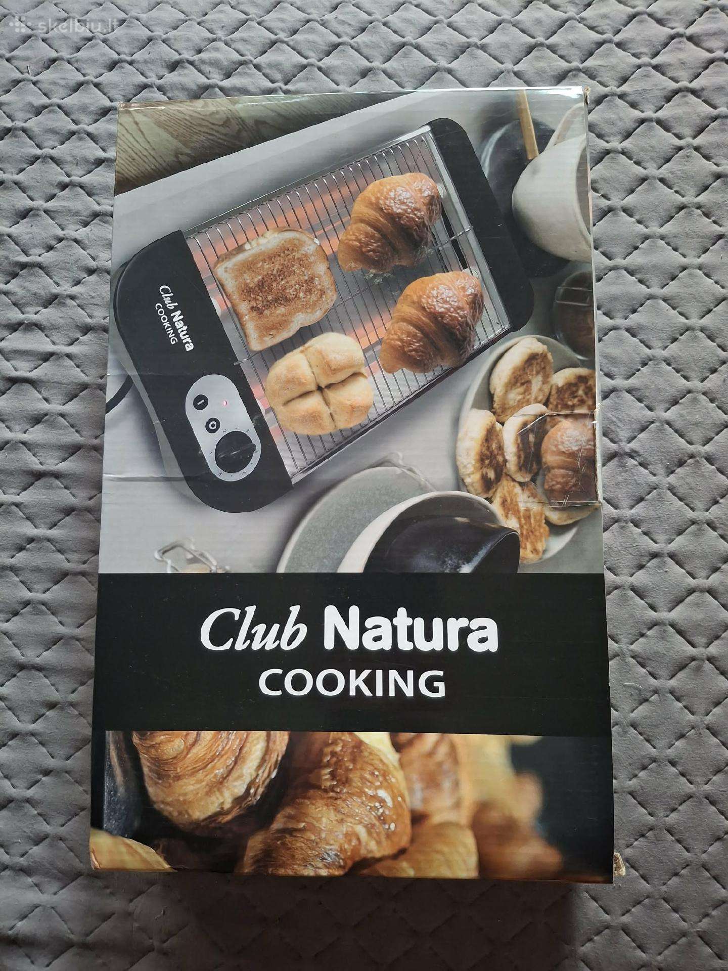 Naujas horizontalus elektrinis skrudintuvas.