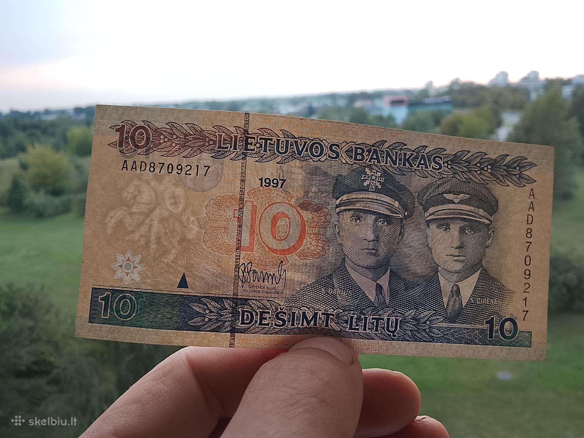 10 Litų 1997m.unc