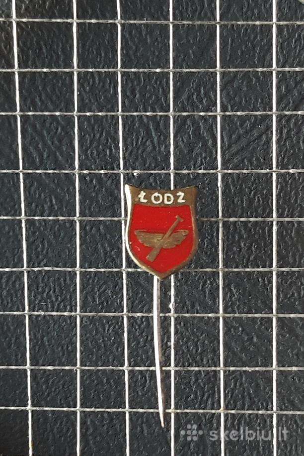 Herbas Lenkija Lodz emalė