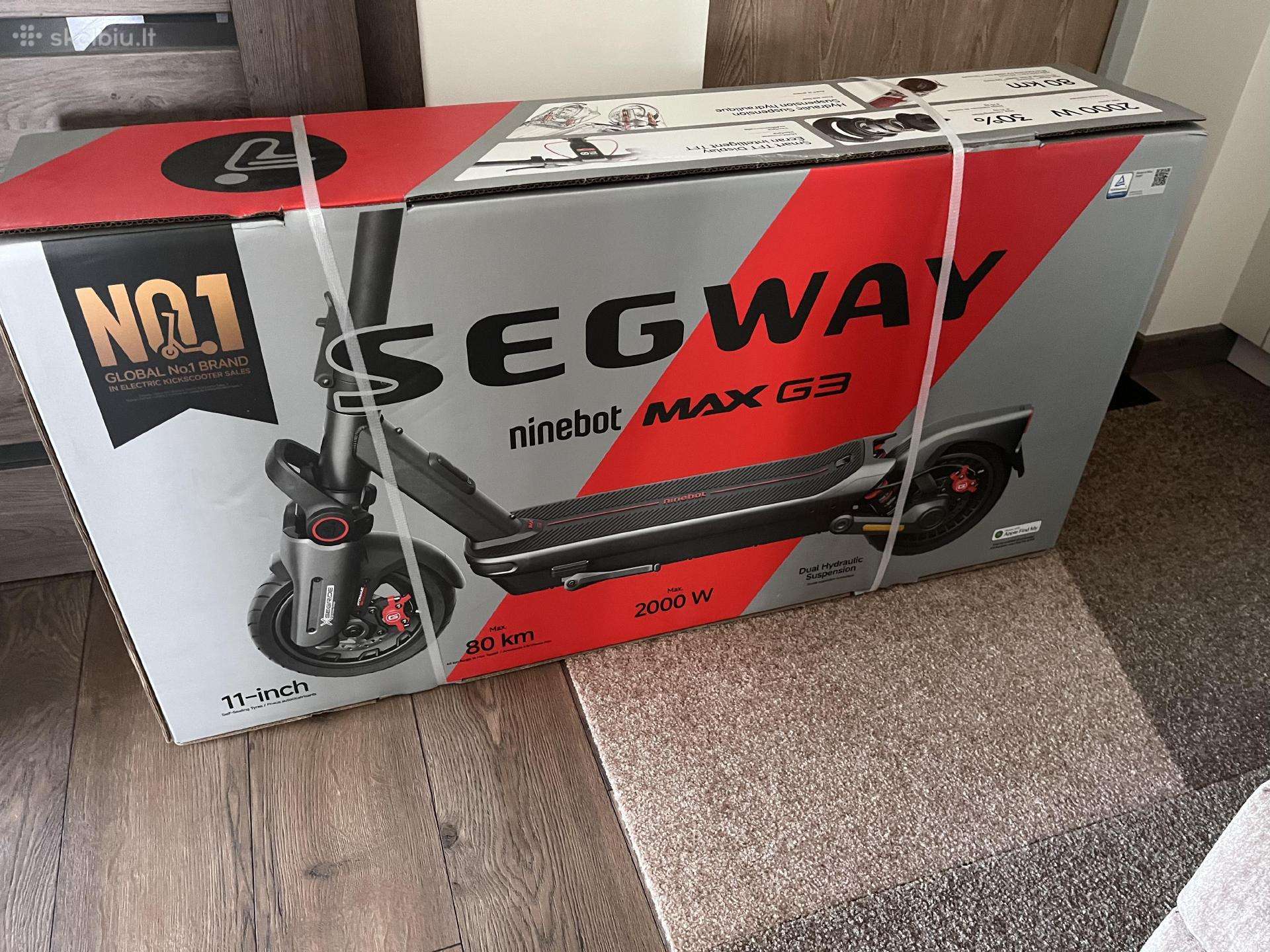 Paspirtukas segway max g3 e