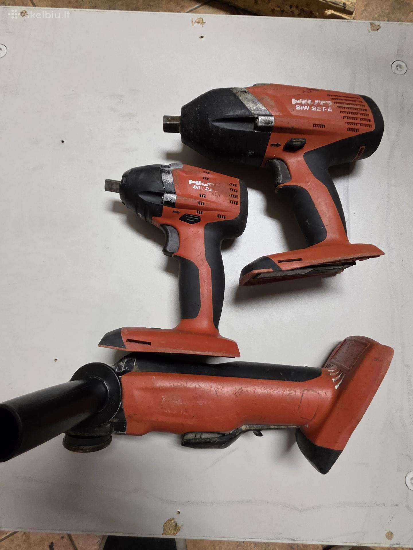 Hilti akumuliatoriniai irankiai