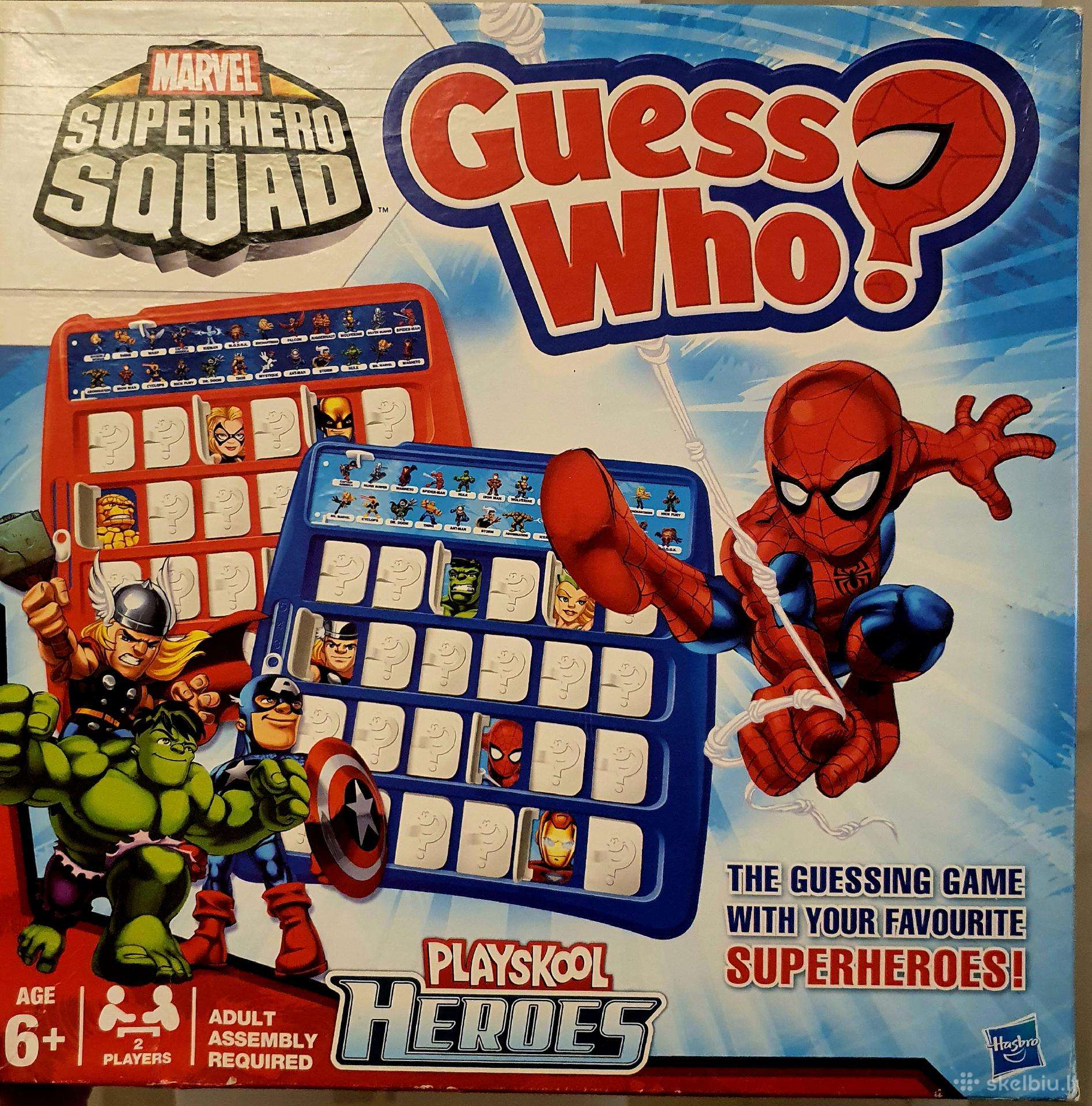 Atspėjimo žaidimas su „marvel“ Marvel Super Hero