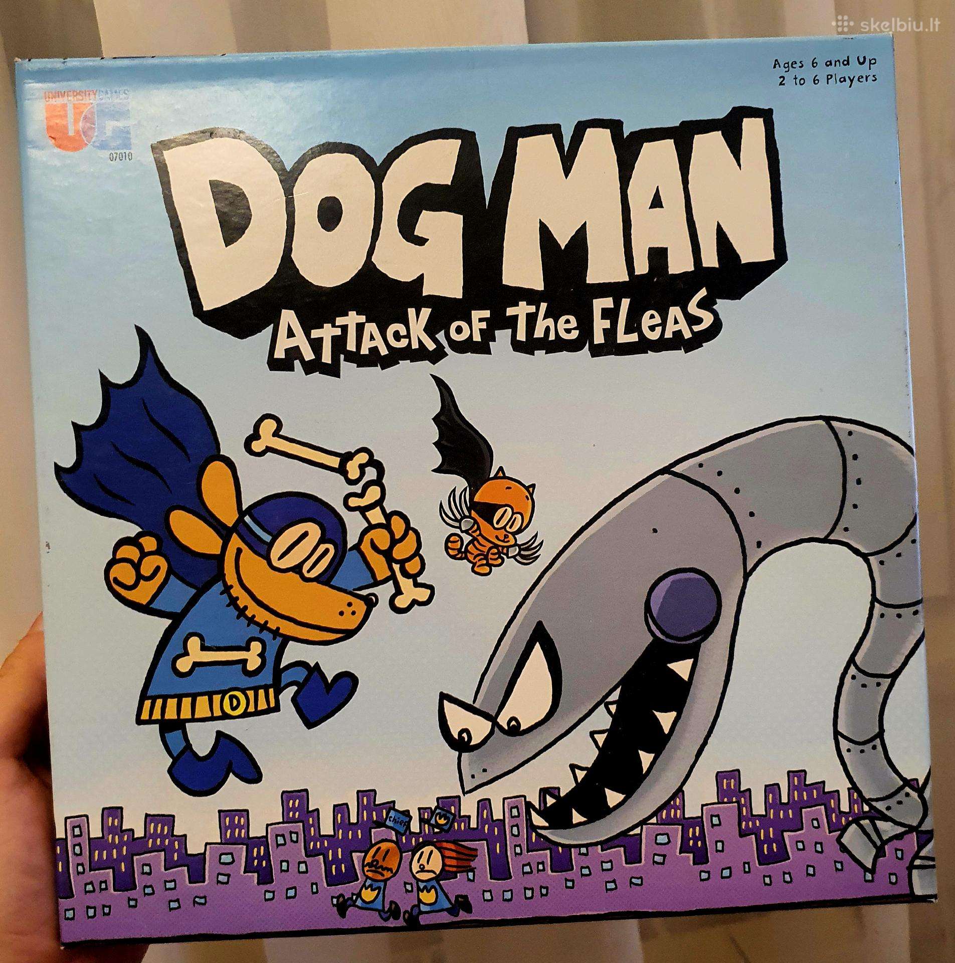 Dog Man: Attack of the Fleas stalo zaidimas
