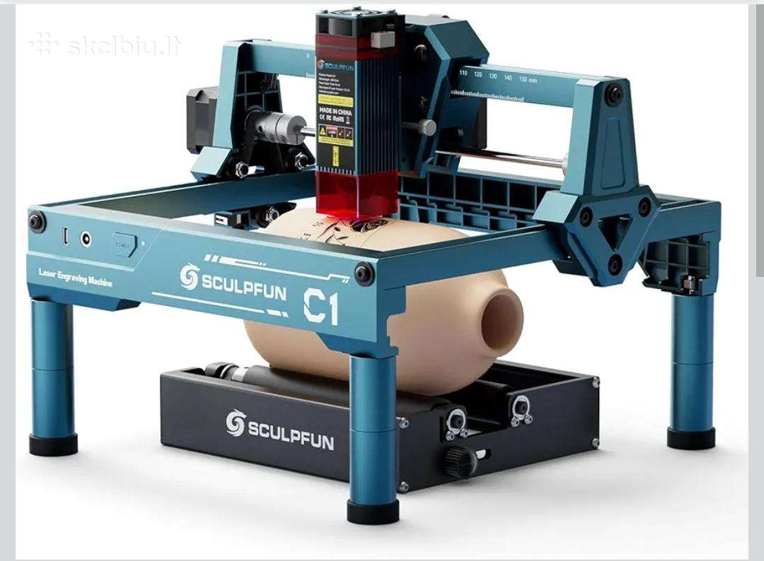 Sculpfun lazerinis graviravimo aparatas su Ra mini
