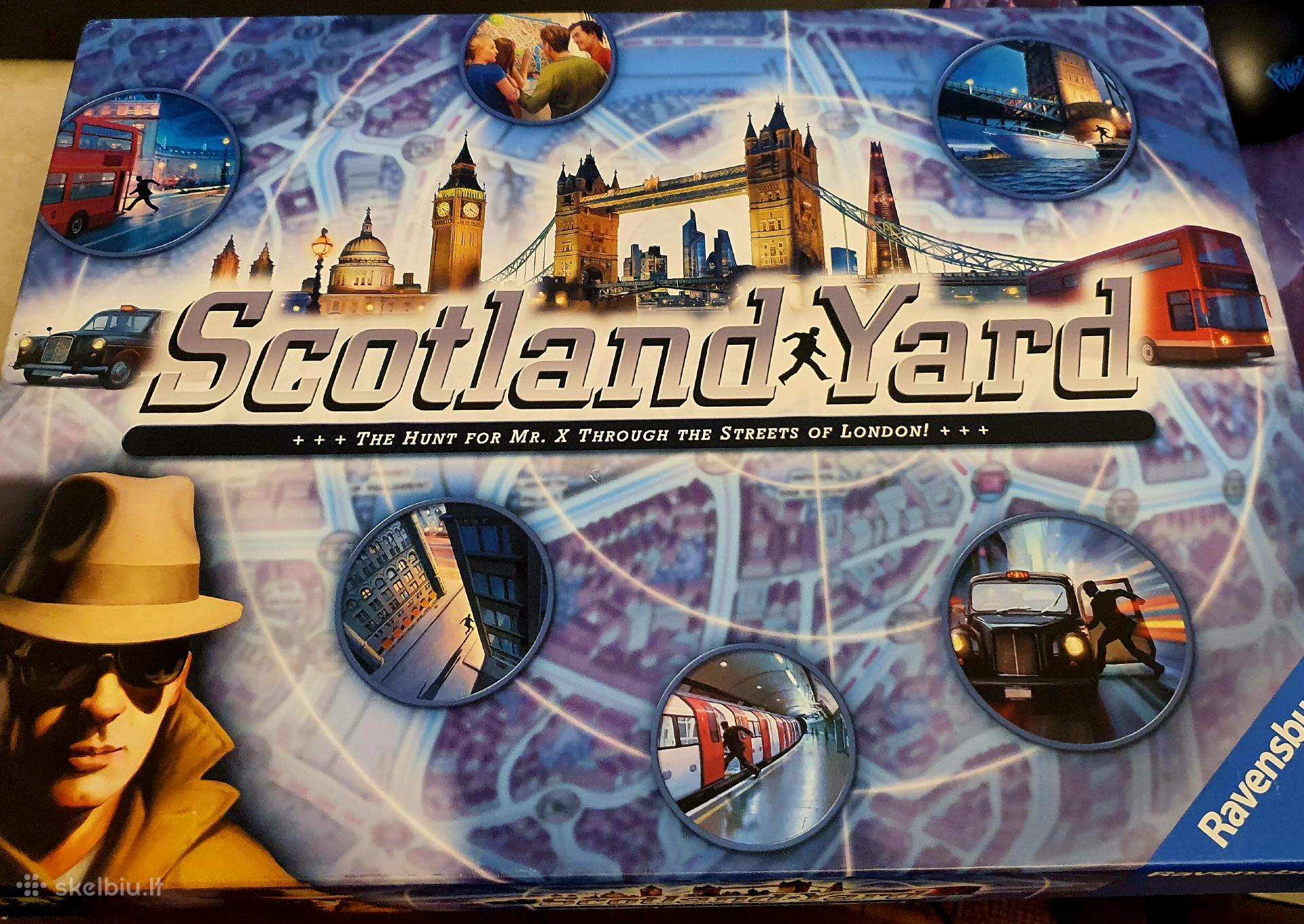 Scotland Yard: The Hunt for Mr. X „katės ir pelės“