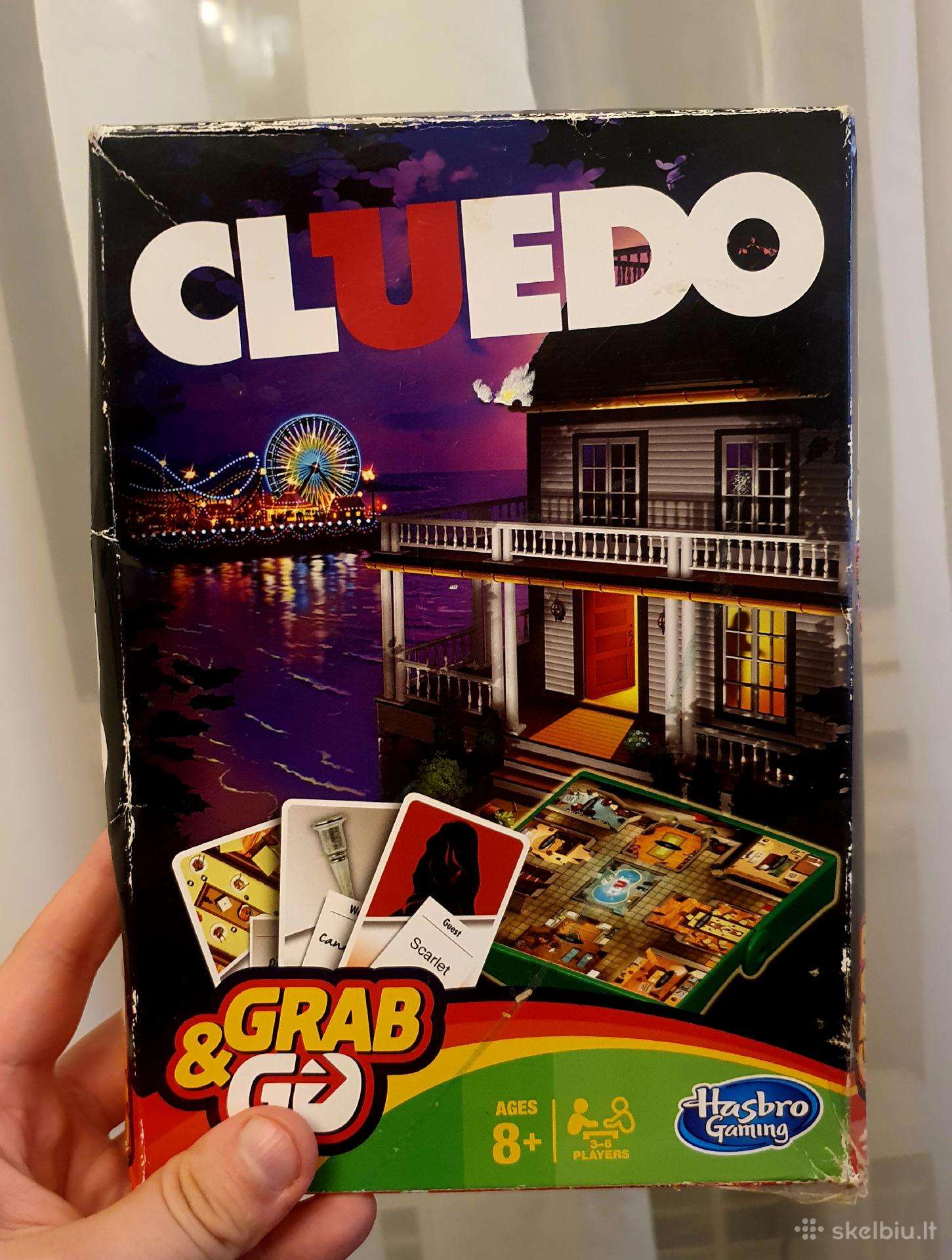 Stalo žaidimas Cluedo: Grab & Go (Hasbro)