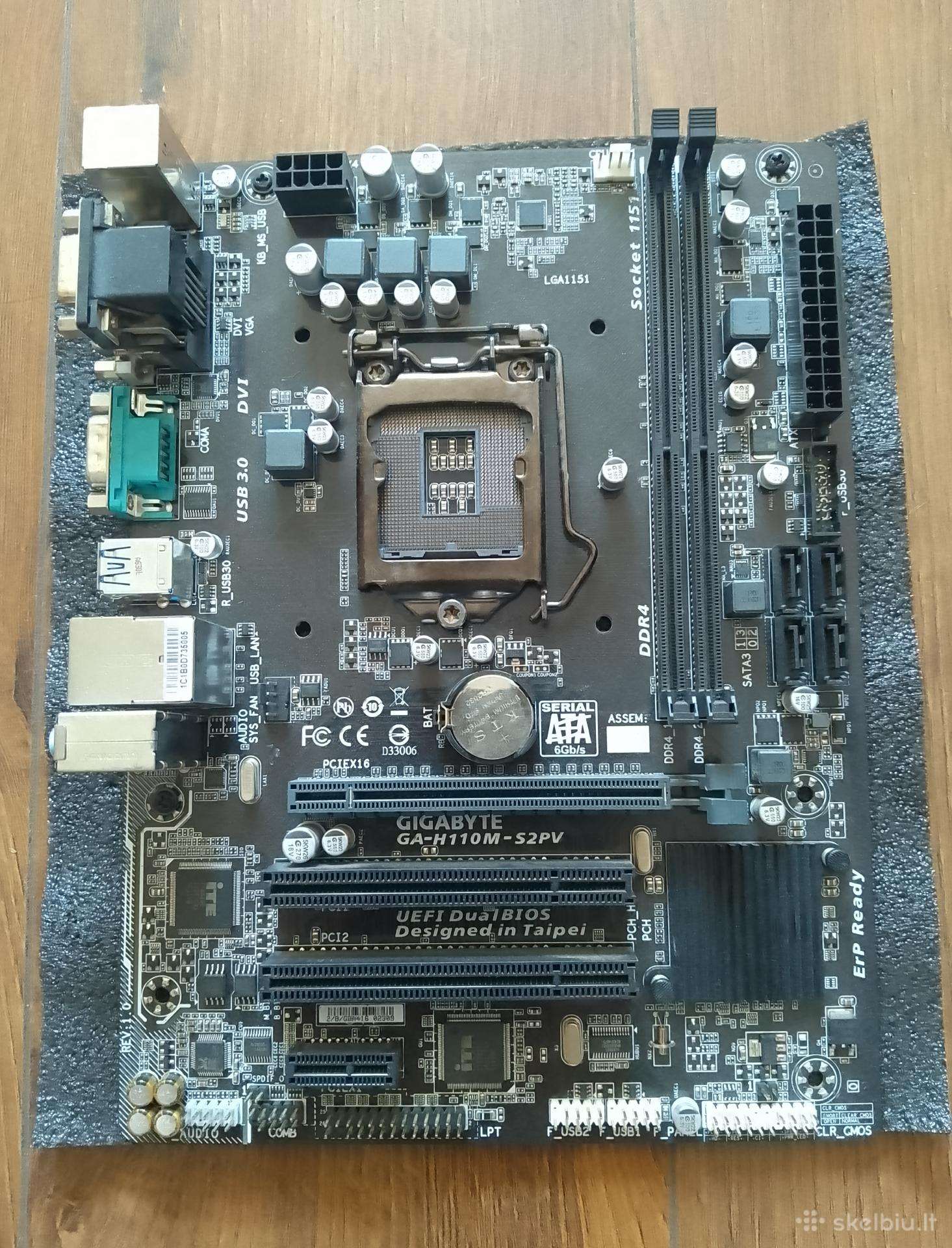 Motherboard Gigabyte Ga-h110m-s2pv