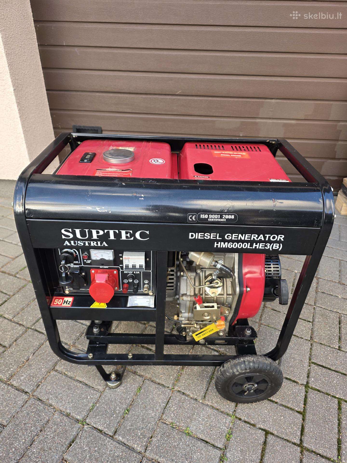 Dyzelinis 6kw generatorius Suptec Hm6000lhe3b