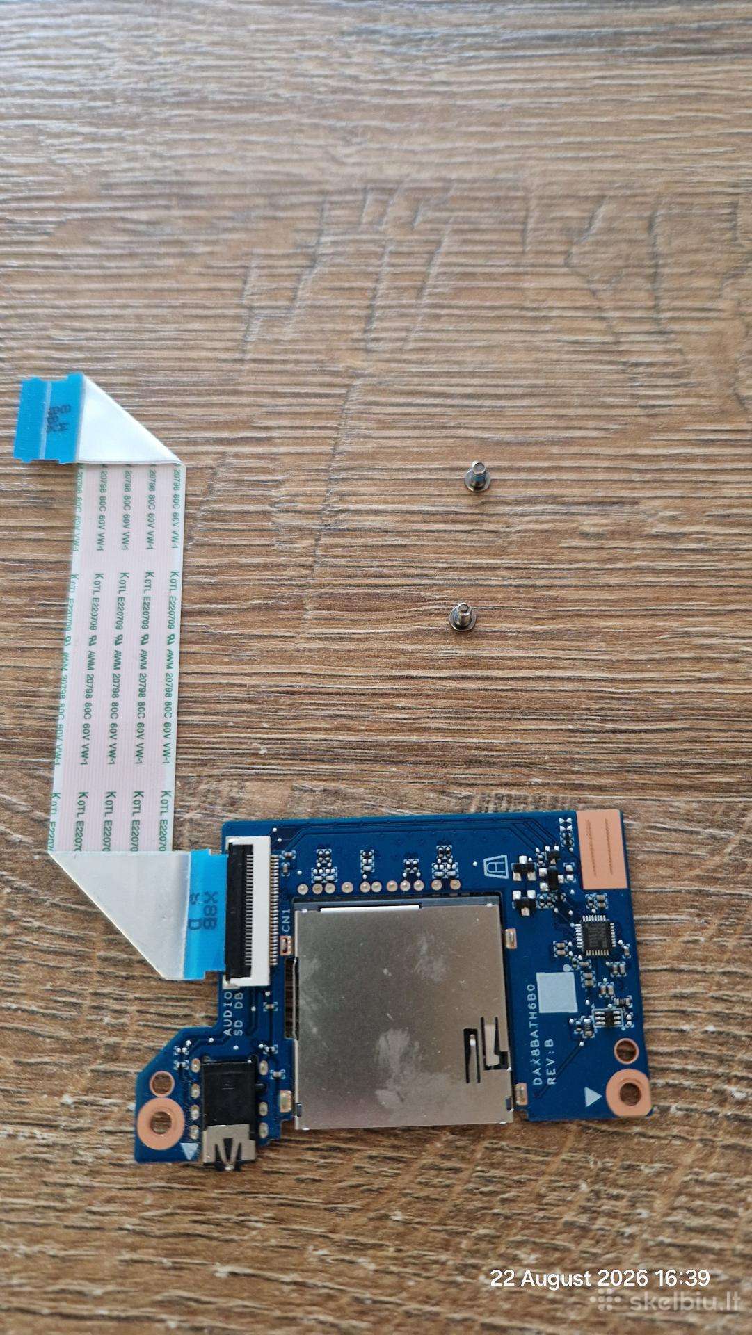 : Hp Probook 440 G5 Garso ir Sd plokštė