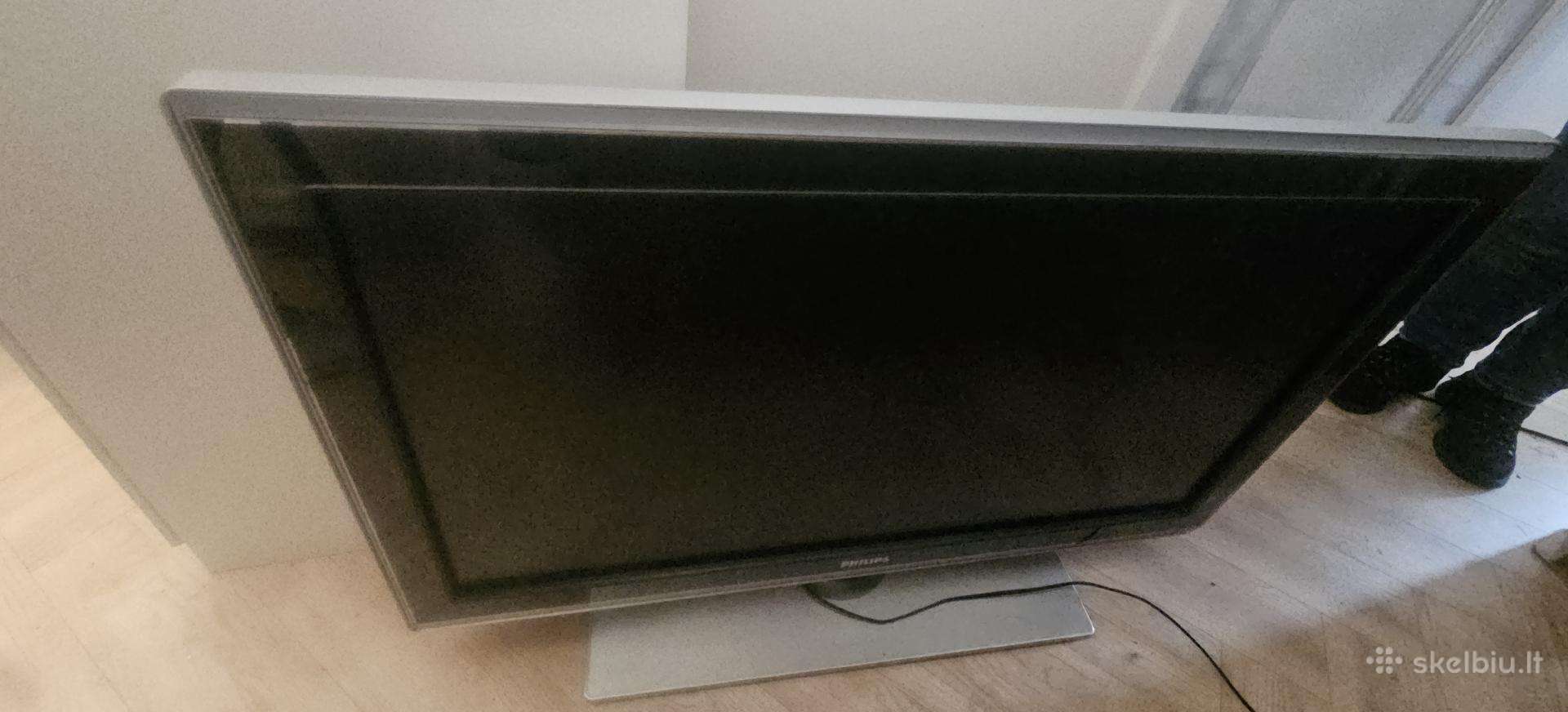 Philips televizorius su nugarele šviečia spalvom
