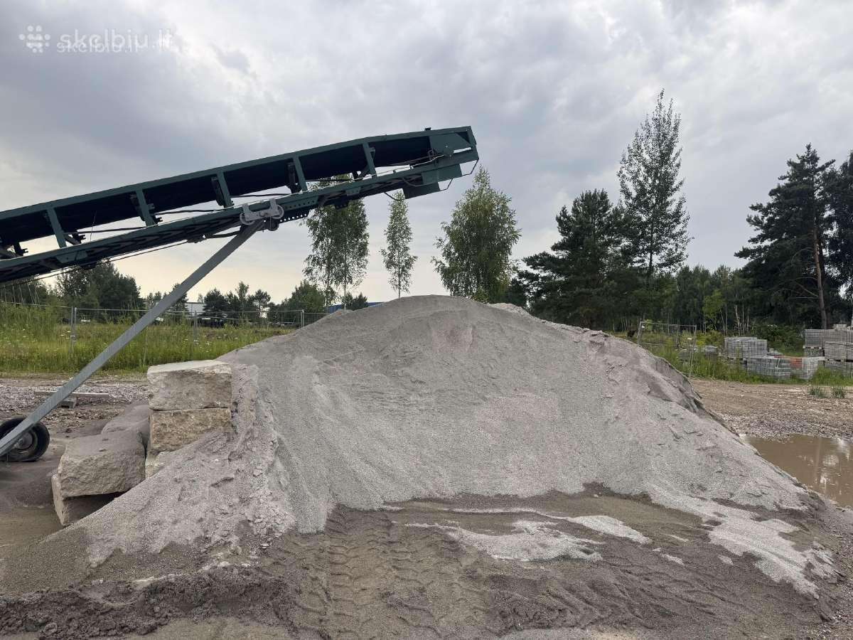 Gruntas, skalda, atsijos ir trinkelės