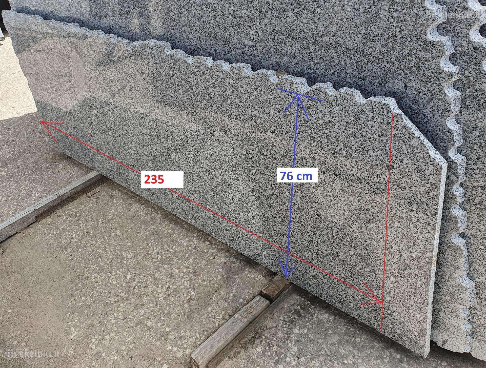 Kapų granito plokštė vienam kapui. Likutis (320e)