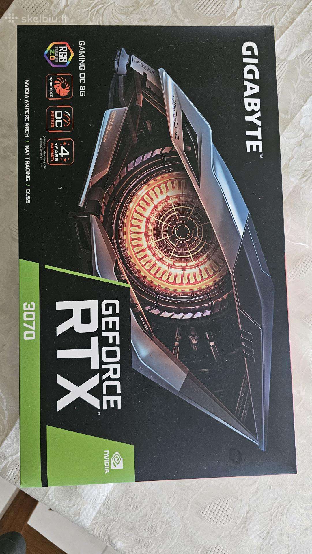 Vaizdo plokštės Rtx 3070 Rtx 3070ti