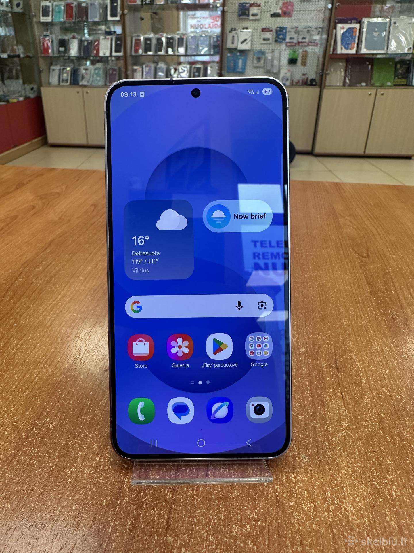 Samsung Galaxy S25 256gb (Naudotas)