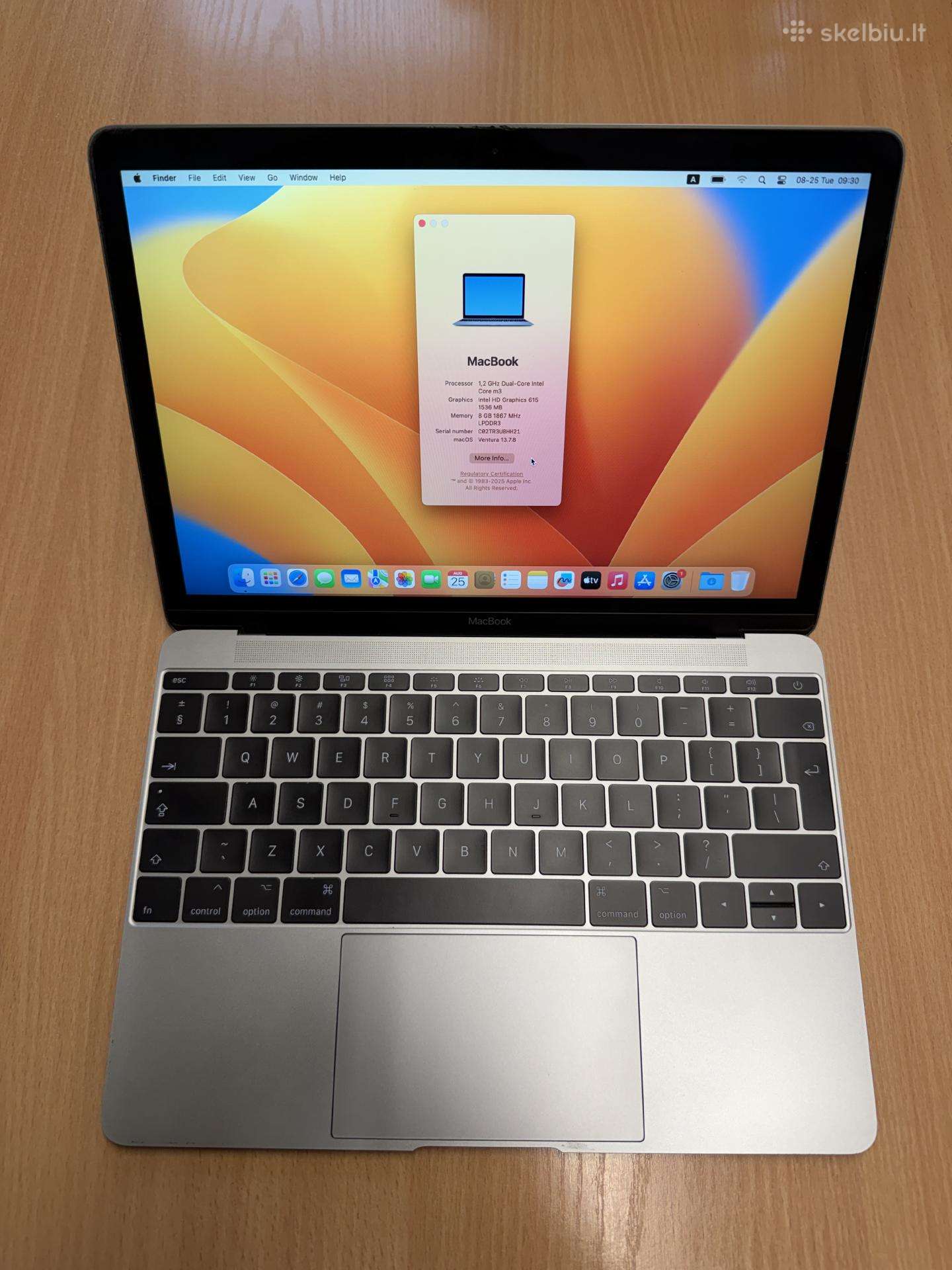 Apple MacBook 12 Retina 8 GB RAM 256 GB SSD