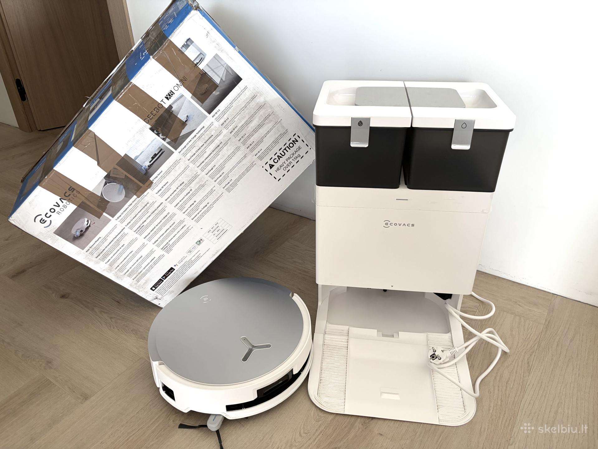 Ecovacs Deebot X8 Omni Dex56 su Omni stotele