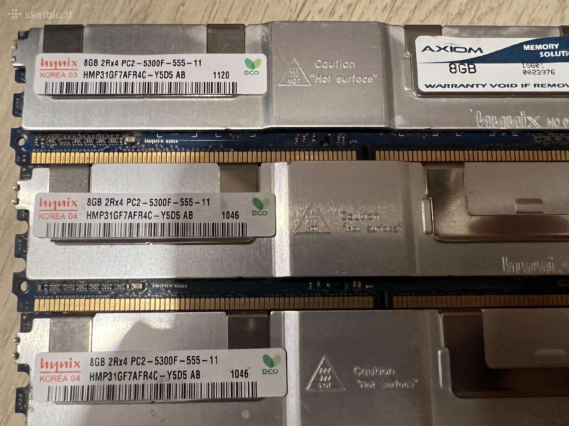 Serverio RAM Hynix 8gb Ddr2 Pc2-5300f