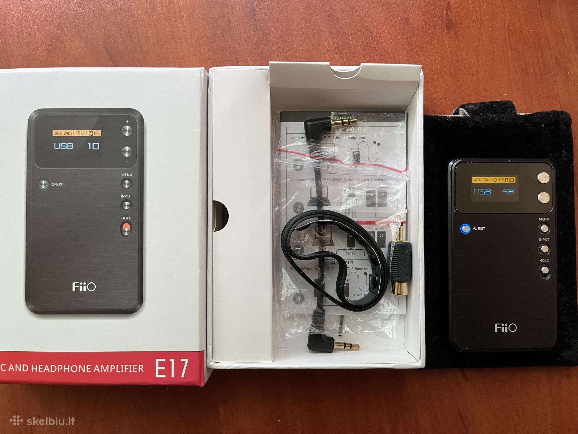 Fiio E17 Dac ir stiprintuvas