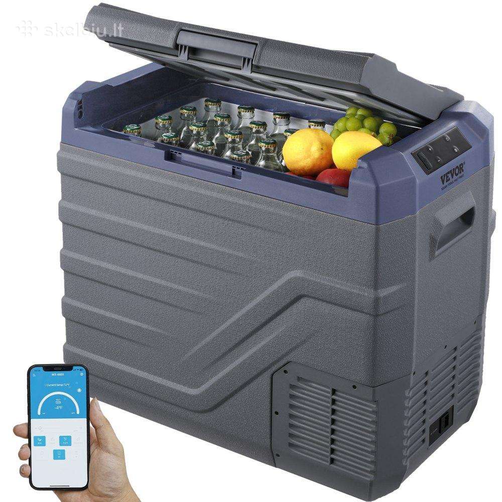 Vevor 45l kompresorinis automobilinis šaldytuvas
