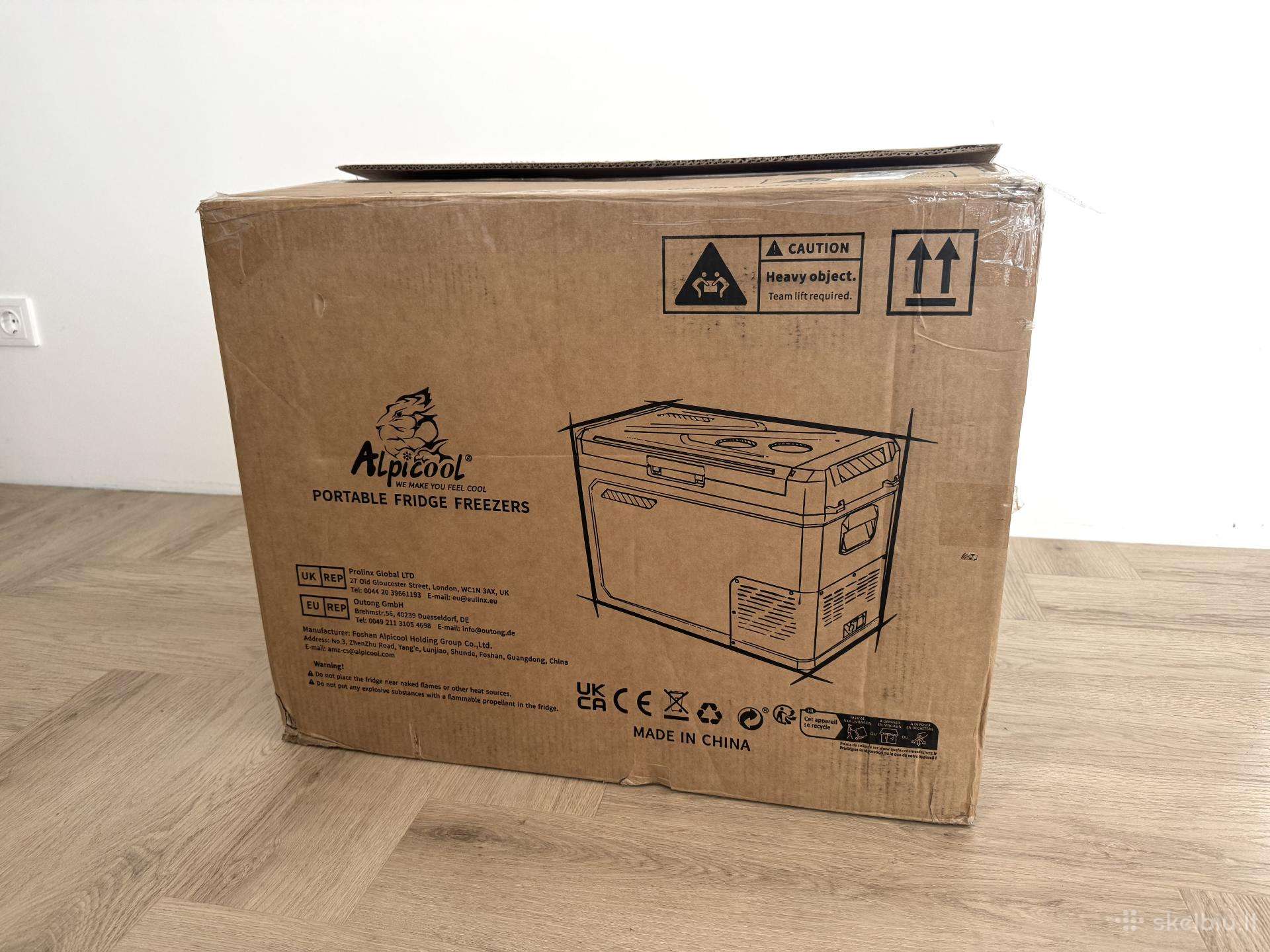 Naujas Alpicool Ge40 40 l automobilinis šaldytuvas