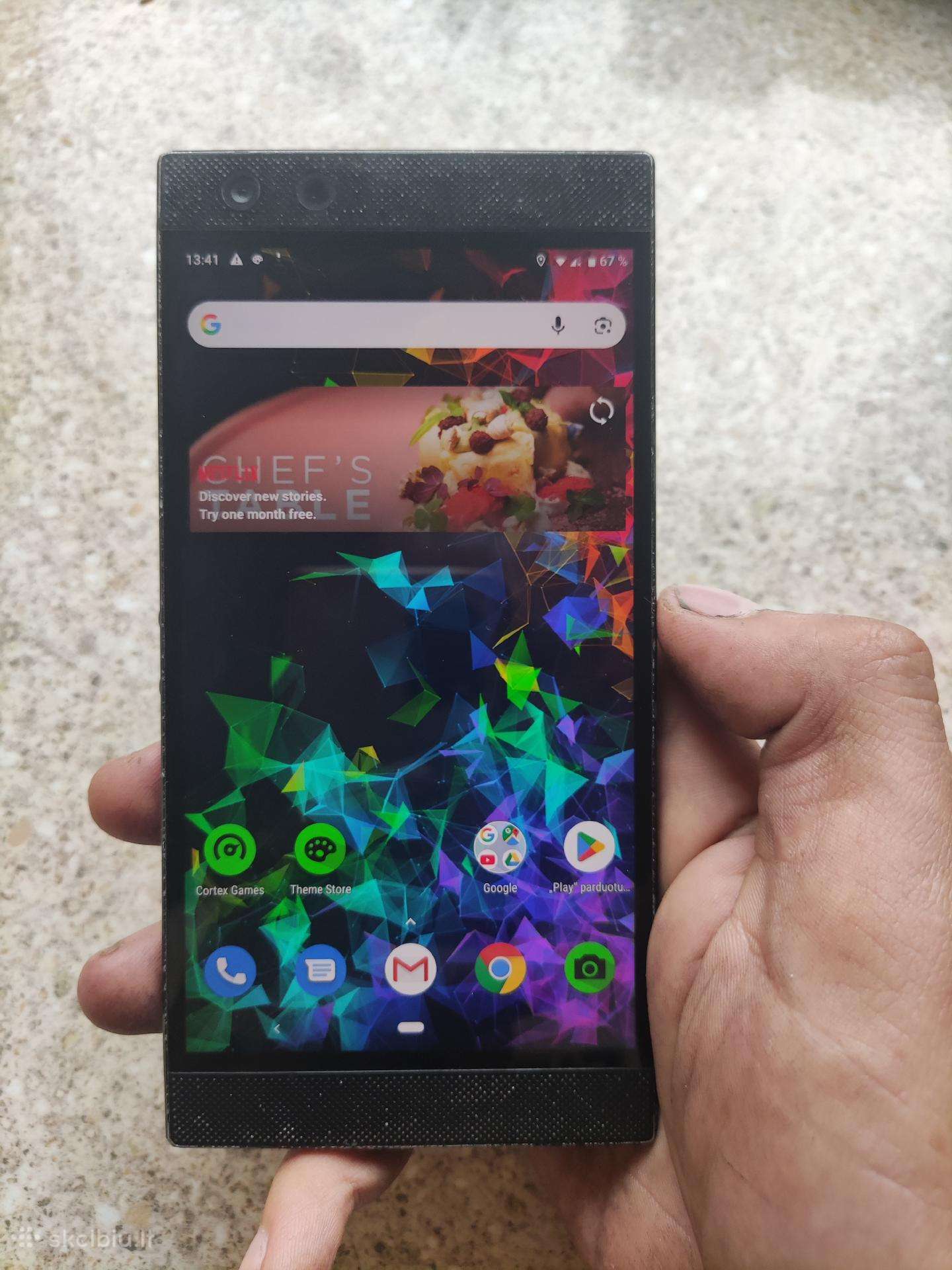 Razer phone 2. 8/64gb nauja baterija.