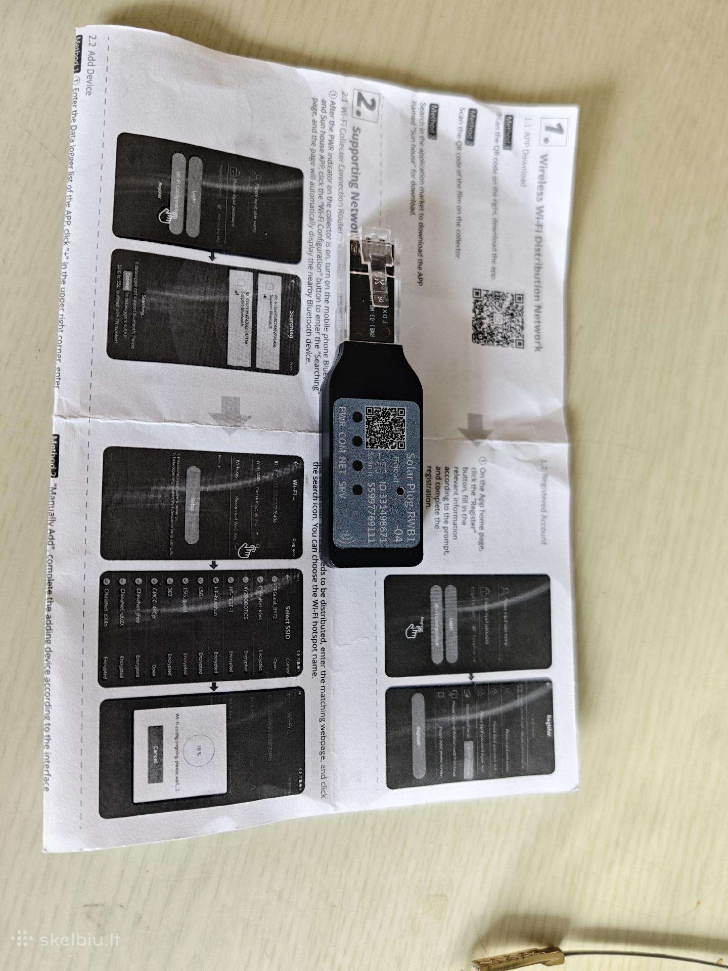 Powmr WiFi Modulis su Rs232 Nuotoliniu Stebėjimu