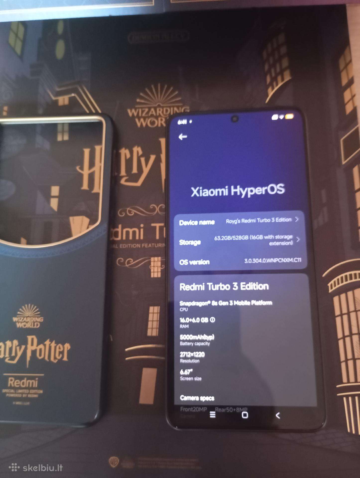 Redmi Turbo 3 „Harry Potter Limited Edition“