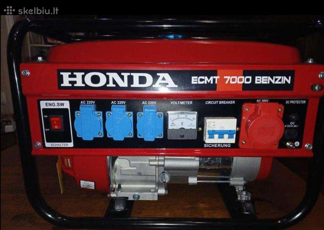 Honda ecmt7300 generatorius