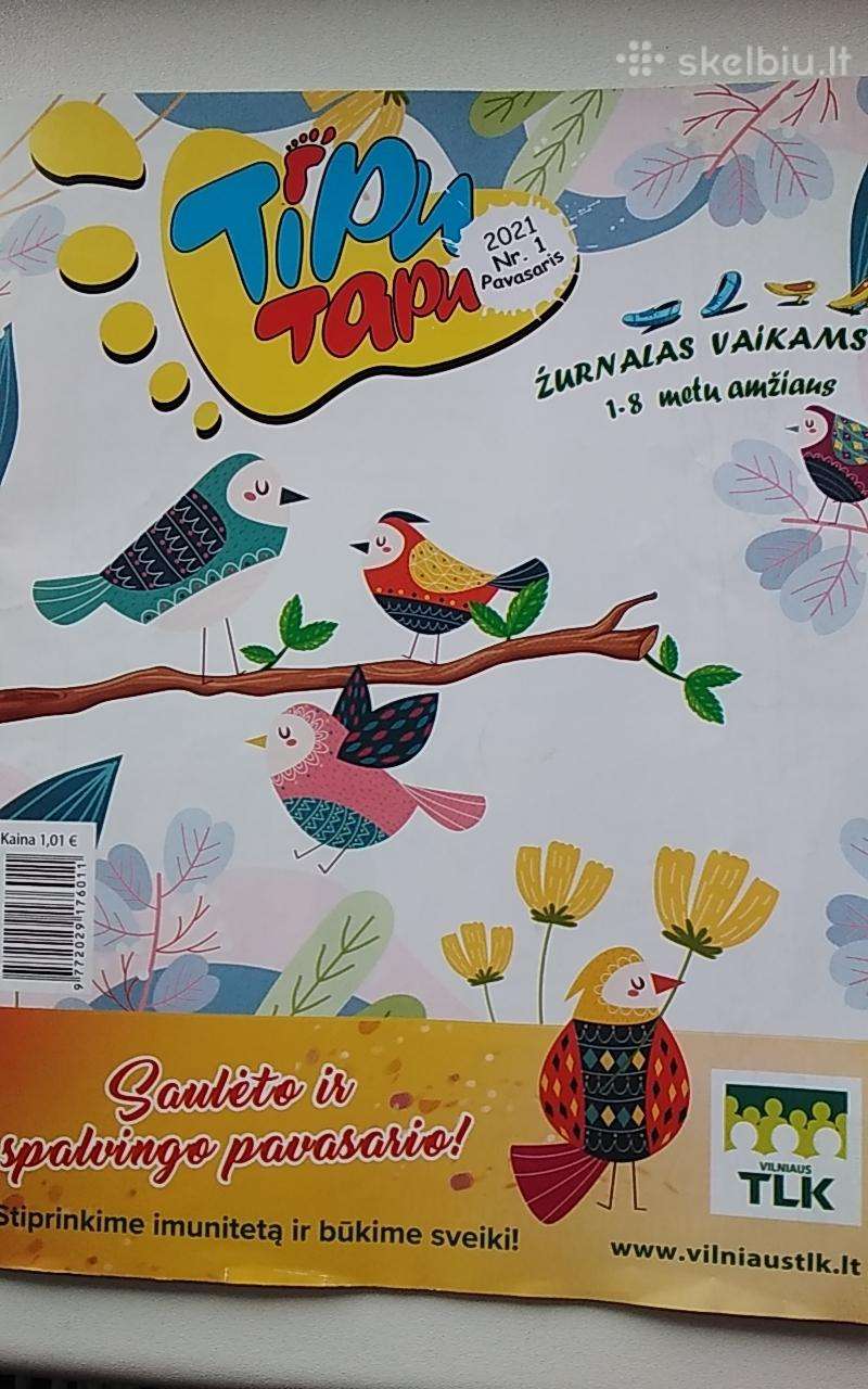 Vaikiškas žurnalas Tipu Tapu 2021 Nr.1