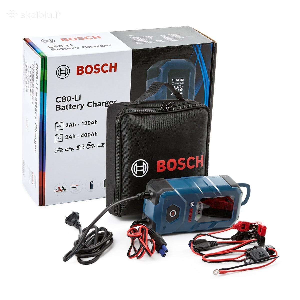 Bosch C80-li Akumuliatoriaus įkroviklis