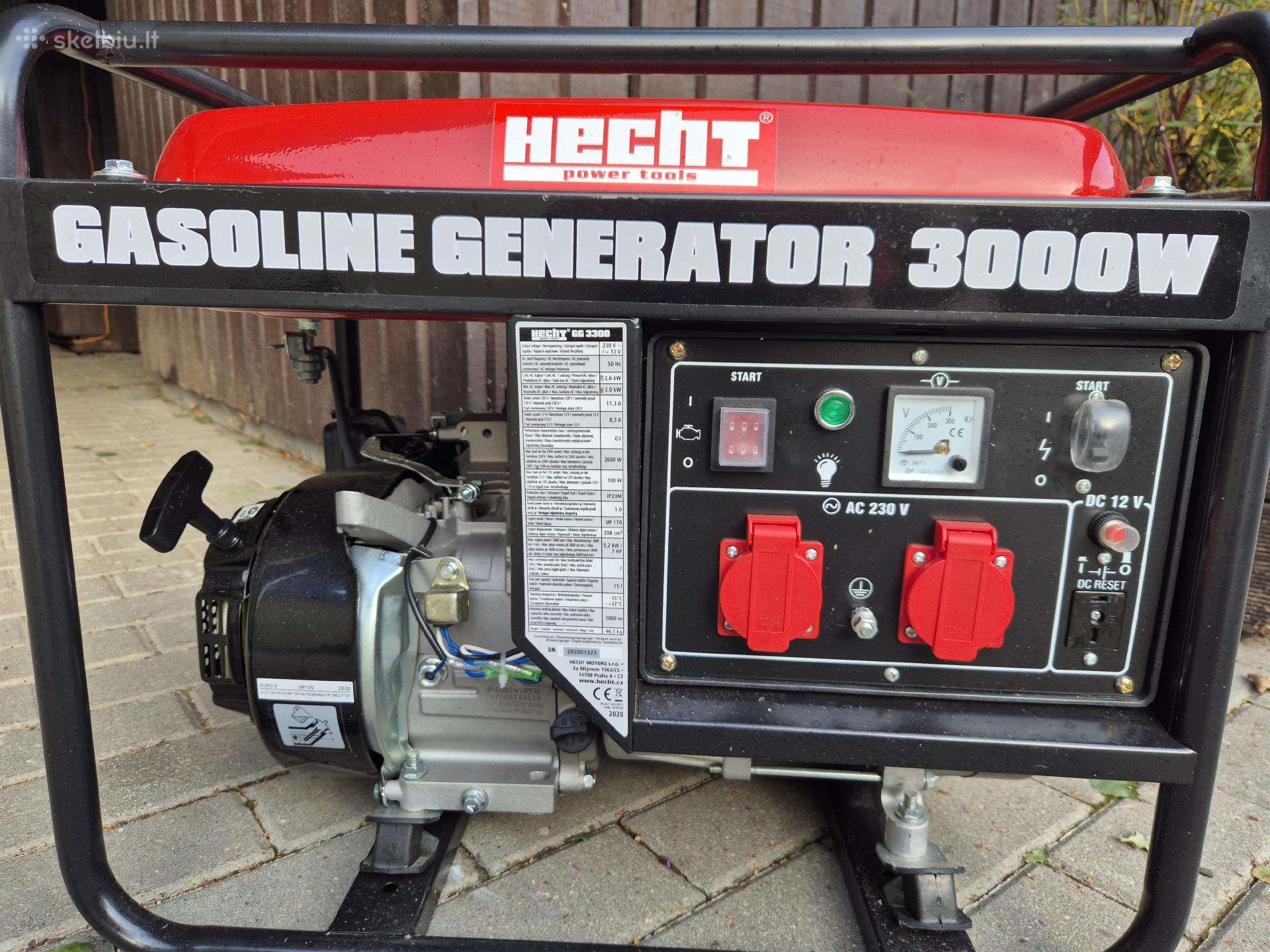Elektros Generatorius 2,6 Kw